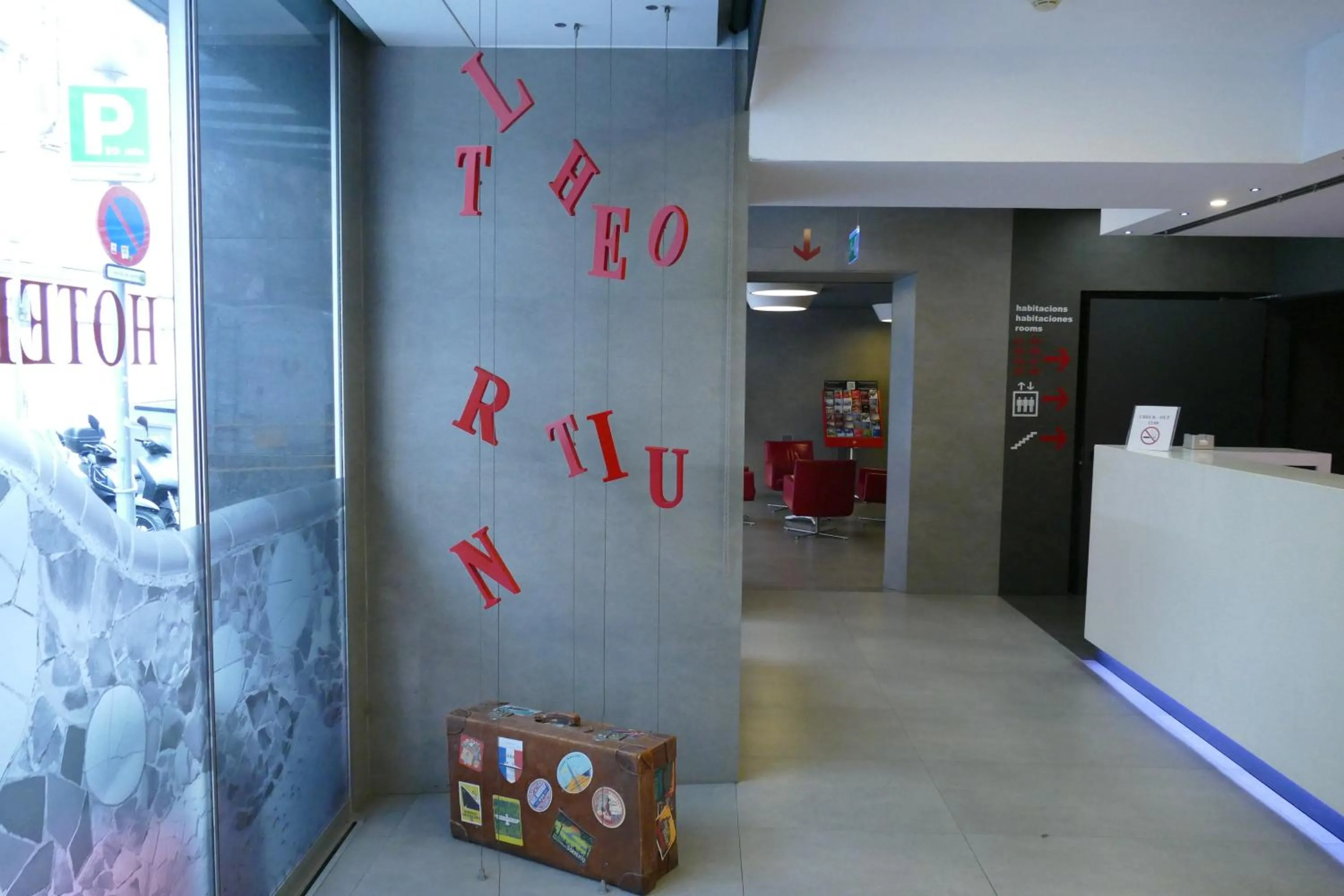 Lobby or reception in Hotel Turin Barcelona