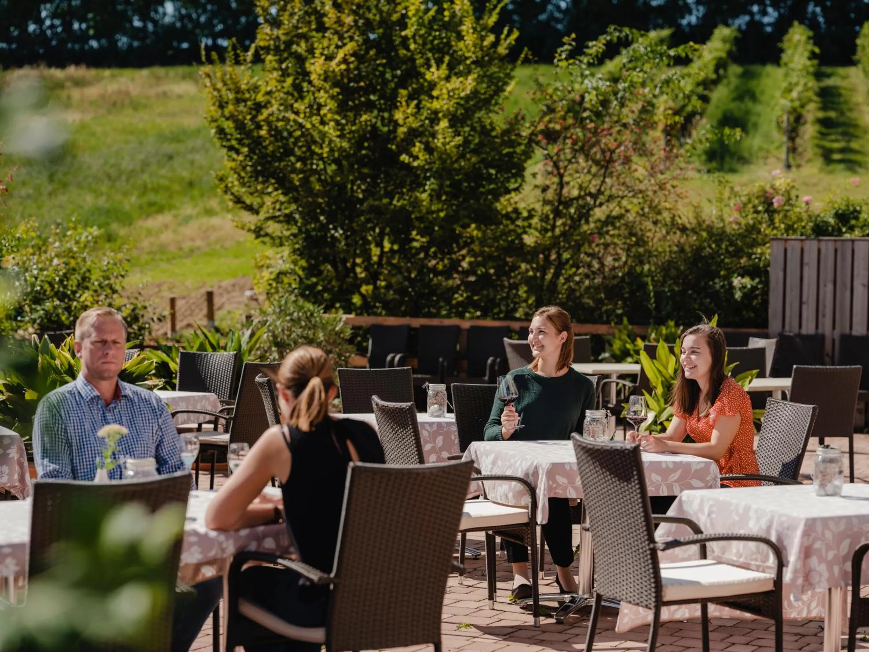 Patio in Hotel Neustifter