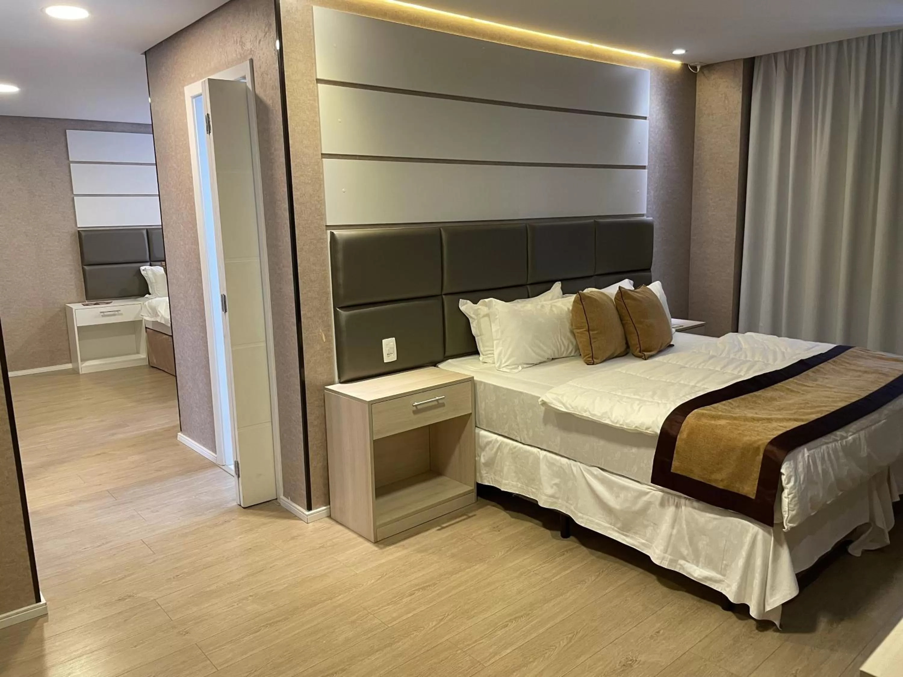 Bed in Hotel Global Grupos