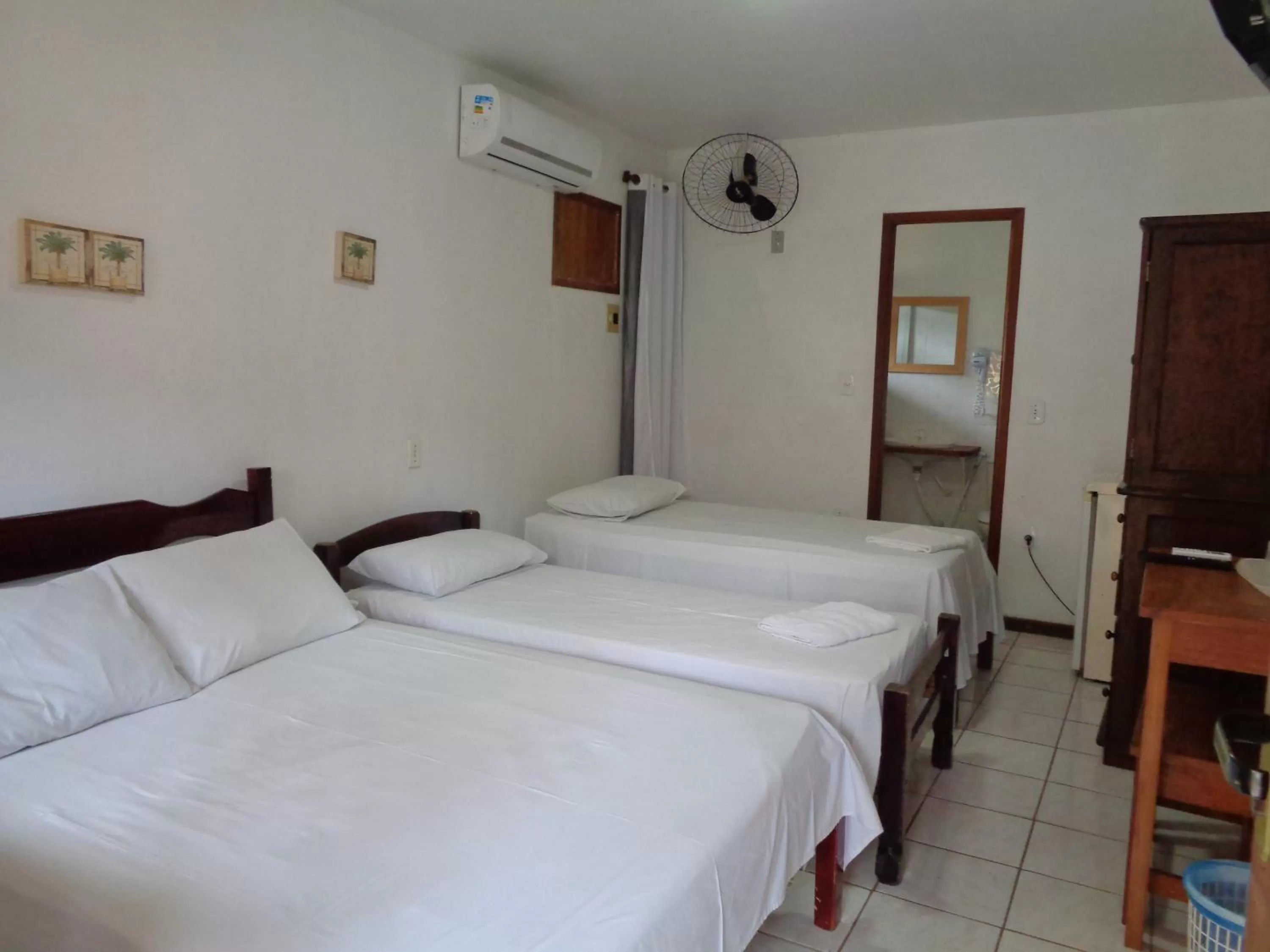 Bed in Pousada Barcarola