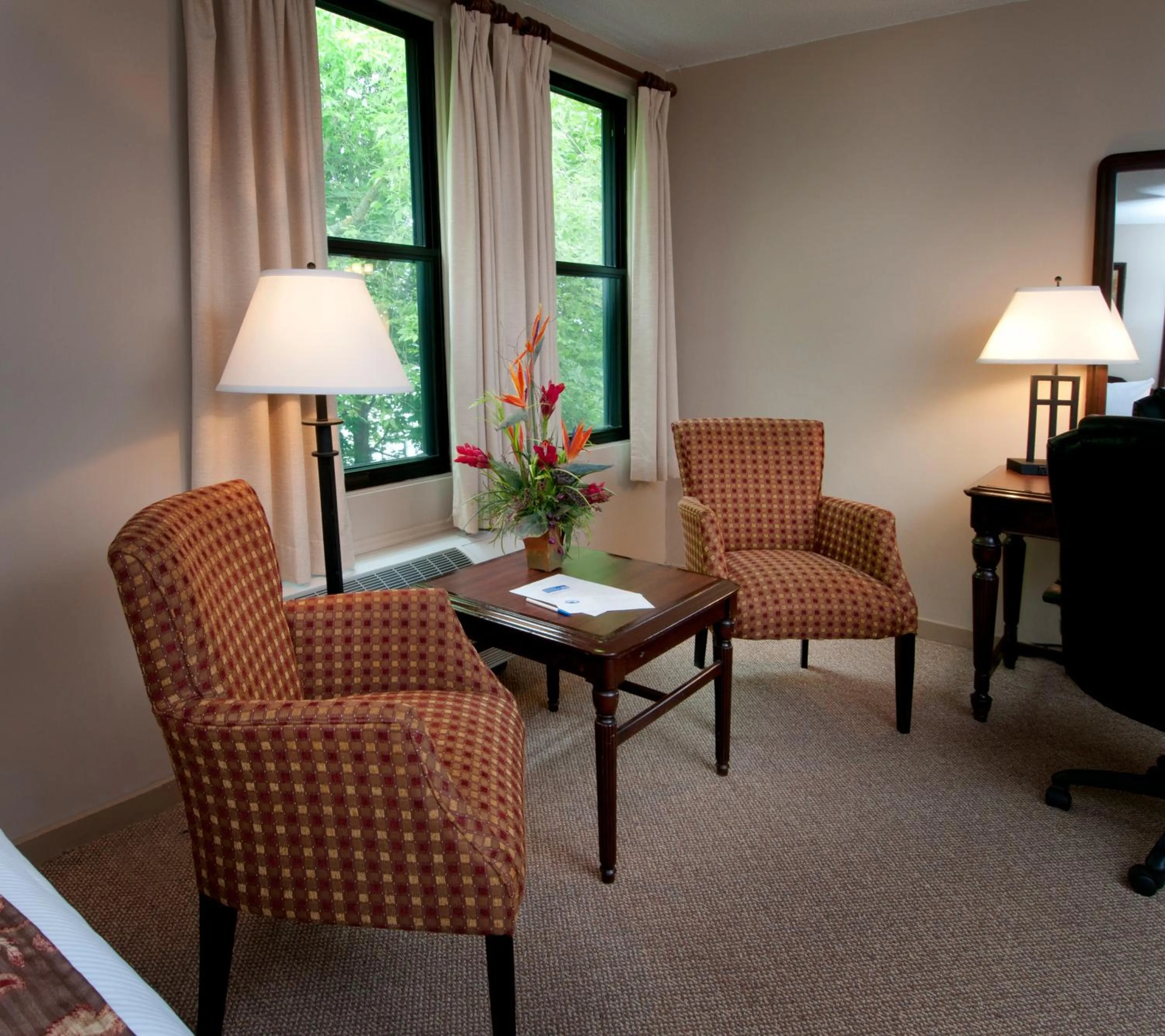 Seating area in Maritime Inn Antigonish