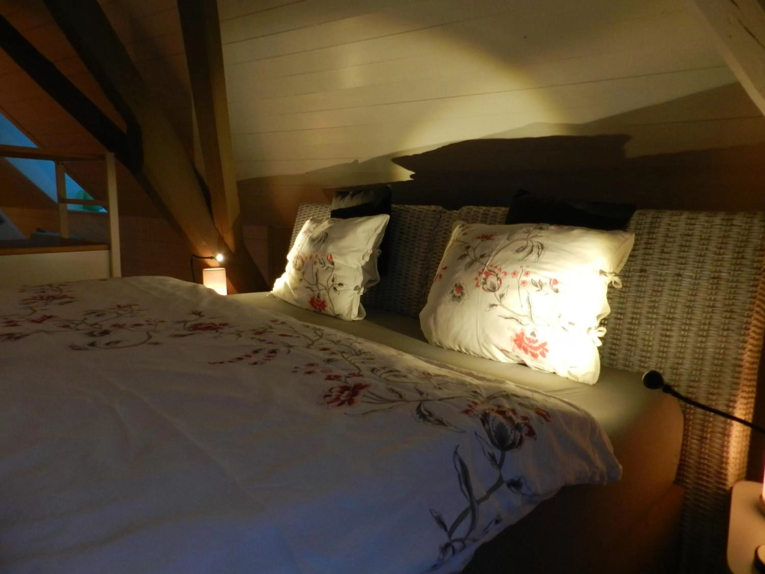 Decorative detail, Bed in Blue Wall BnB