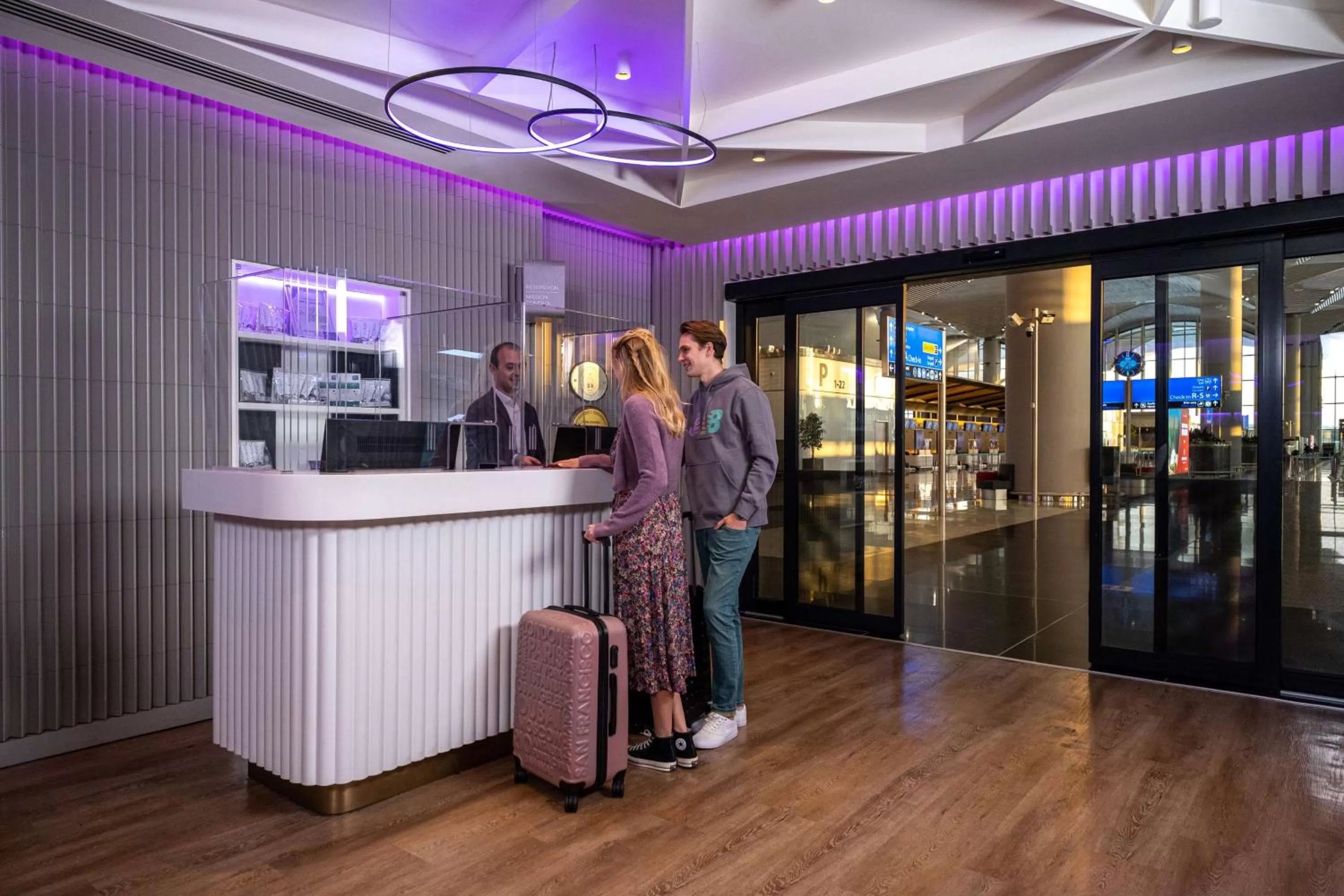 Lobby or reception in YOTEL Istanbul Airport, City Entrance