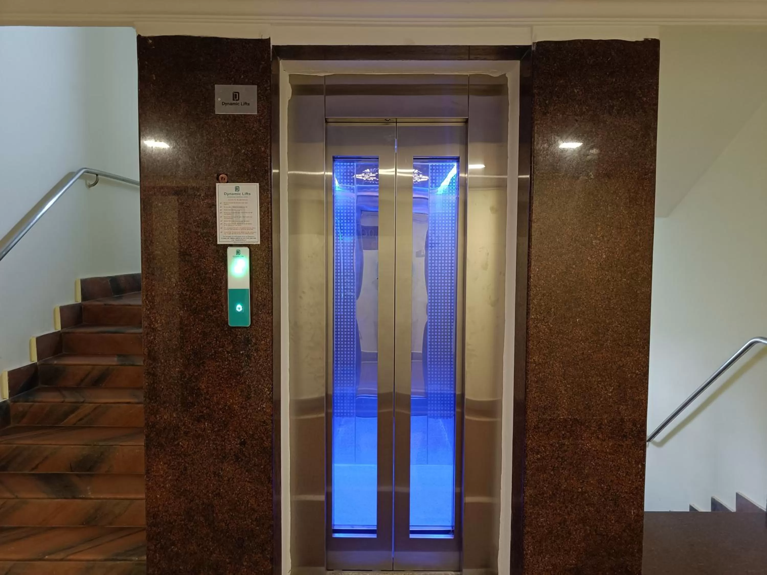 elevator in The Dolphin Park Hotel, Virugambakkam