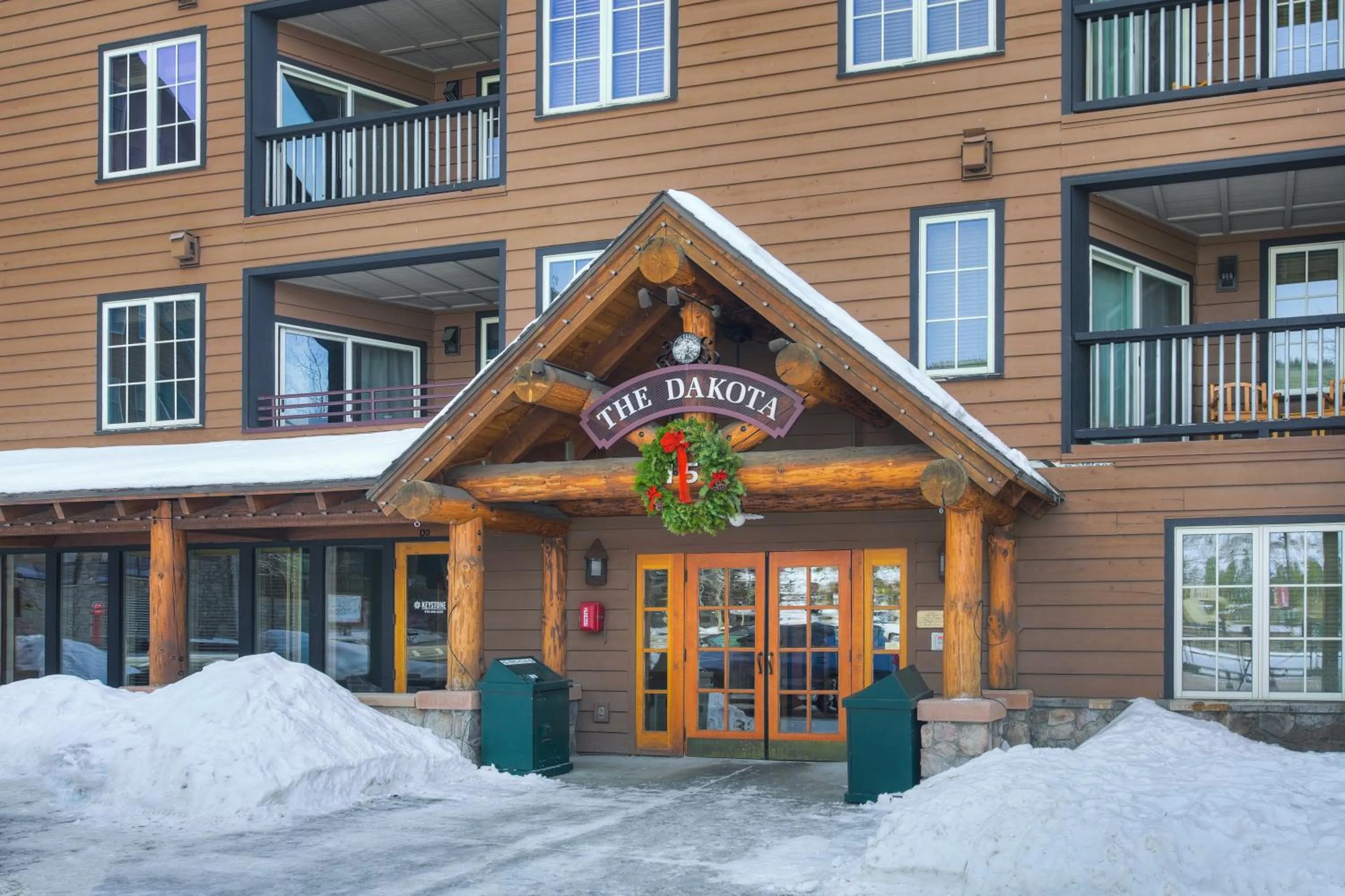 Winter in River Run Village by Keystone Resort