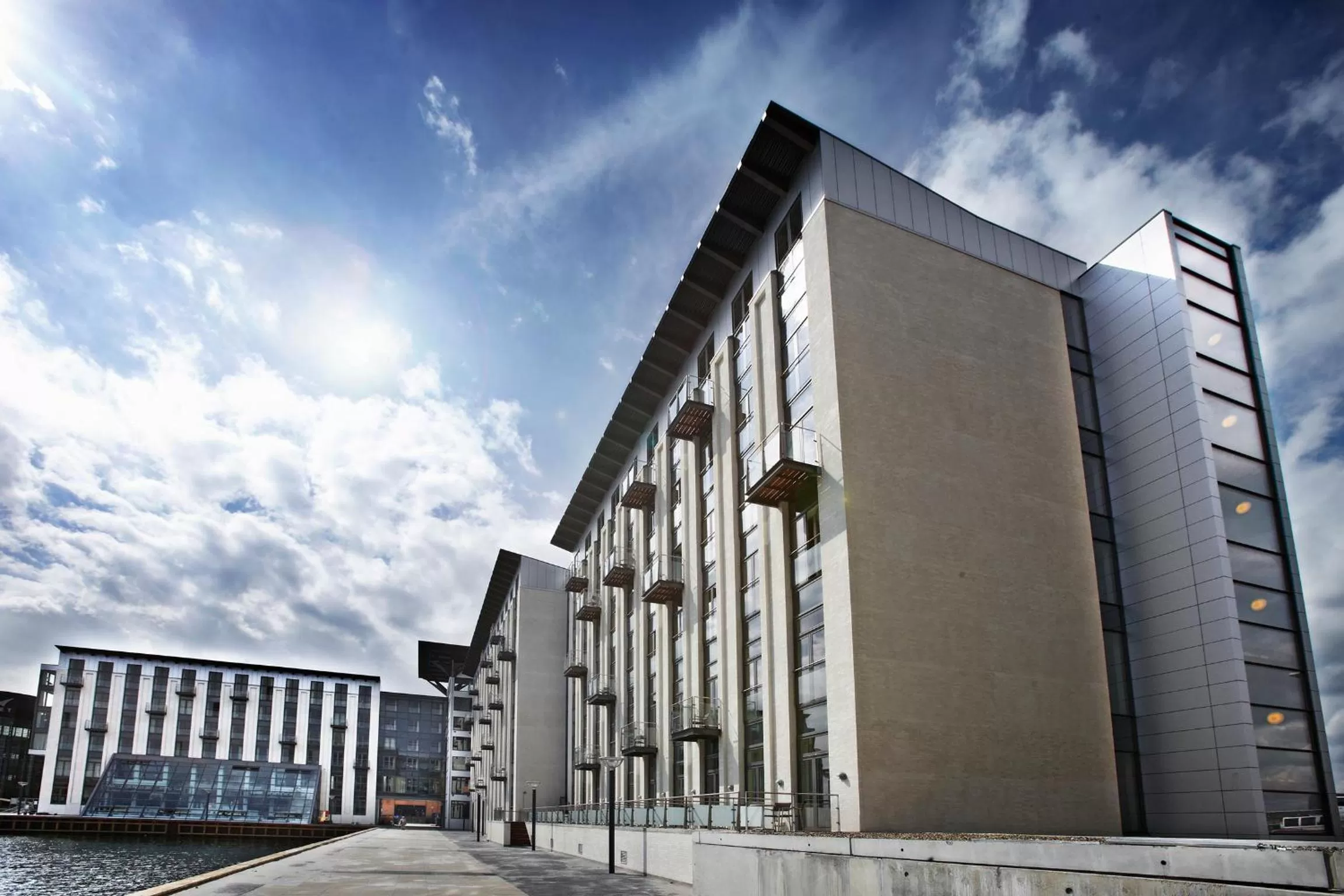 Property building in Copenhagen Island Hotel