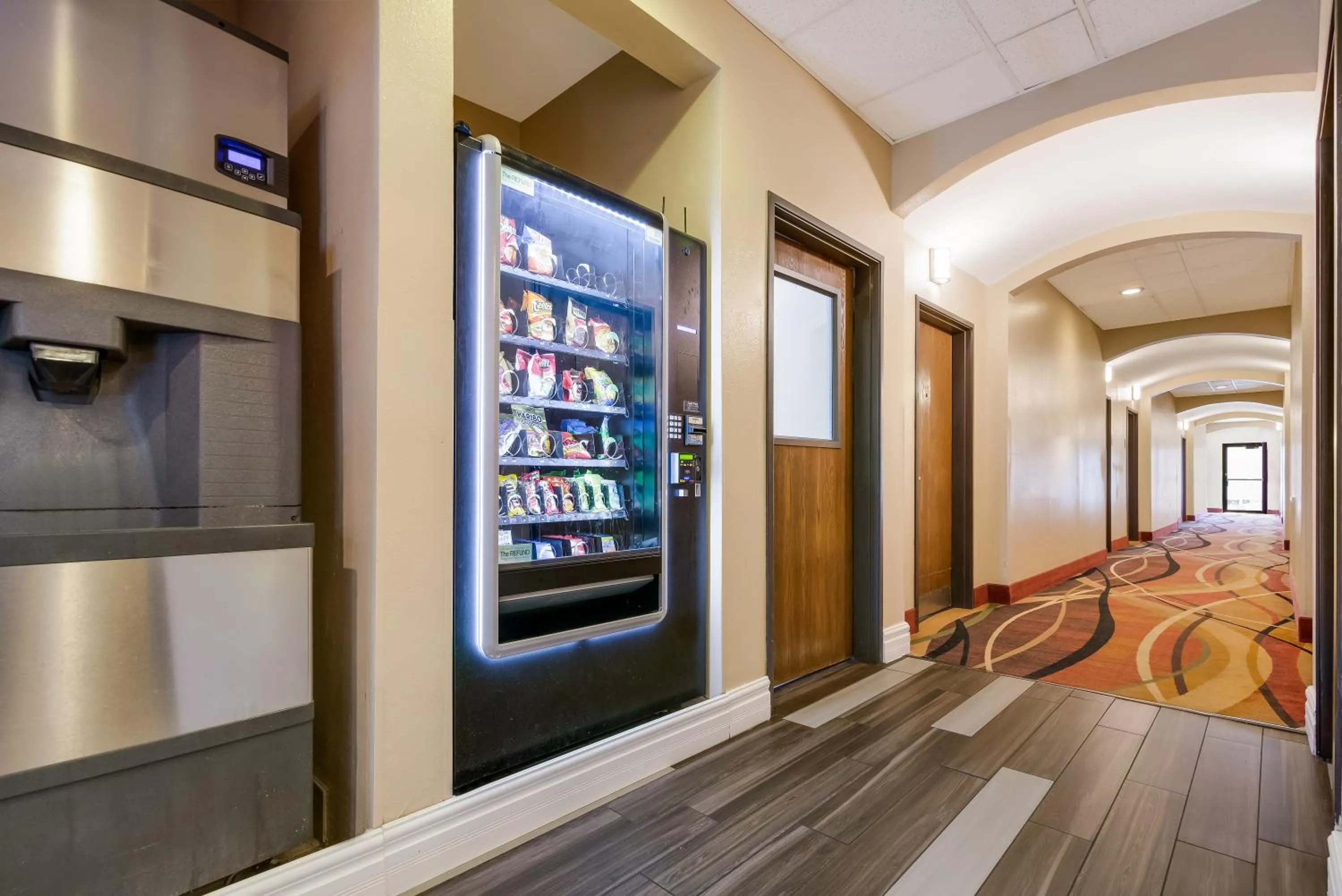 vending machine in SureStay Plus Hotel by Best Western Topeka