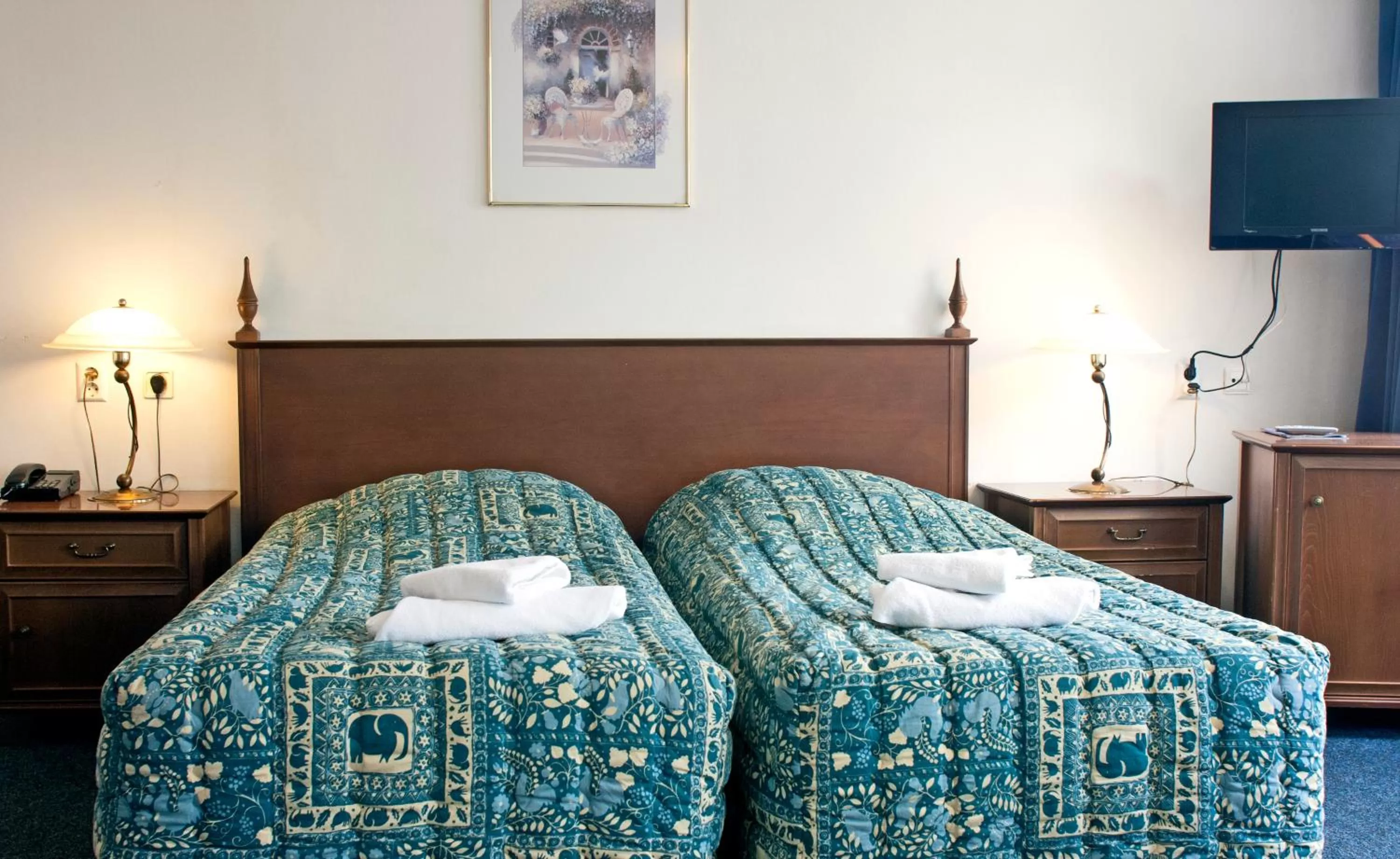 Bed in Hotel Prins Hendrik