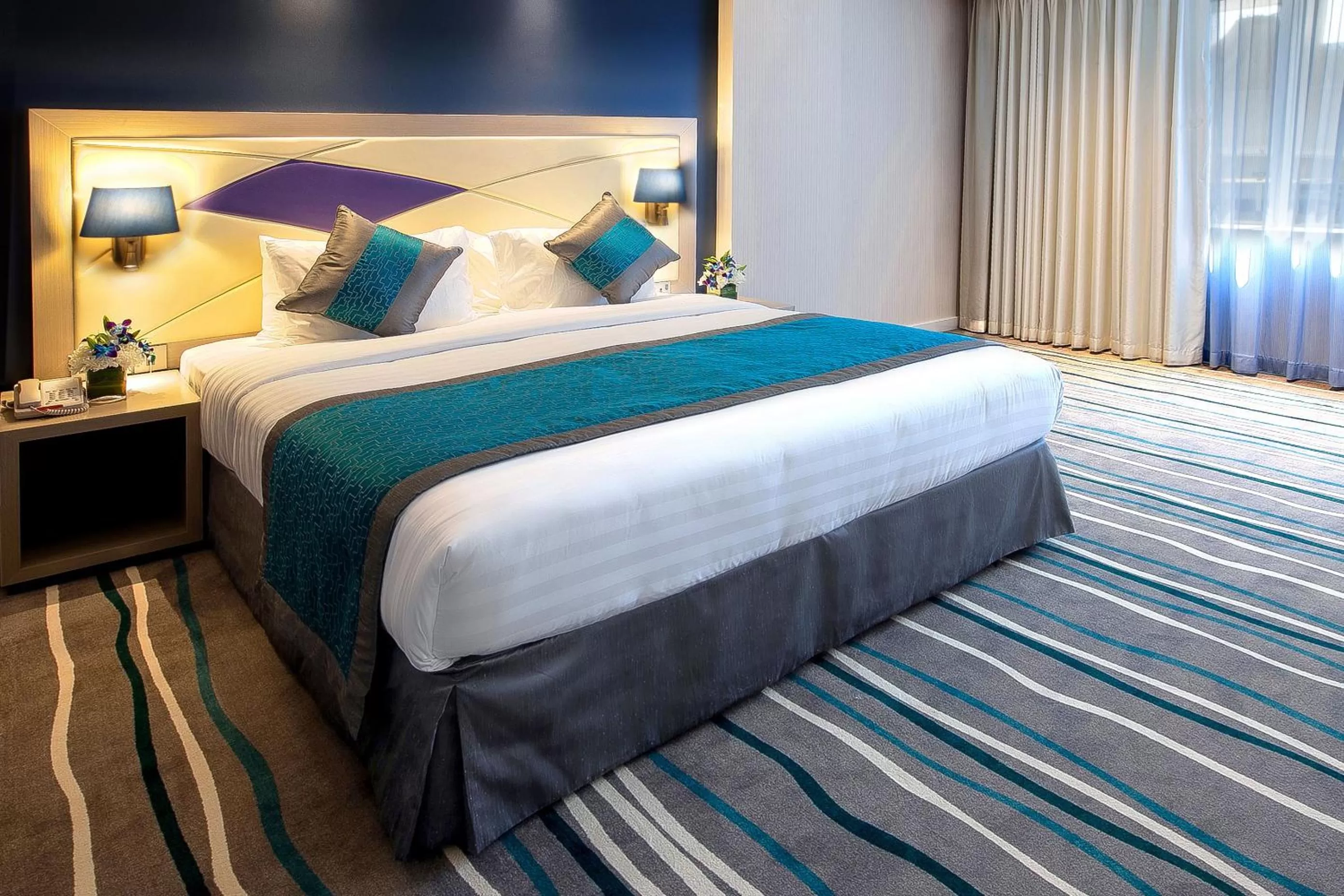 Bed in Al Sarab Hotel