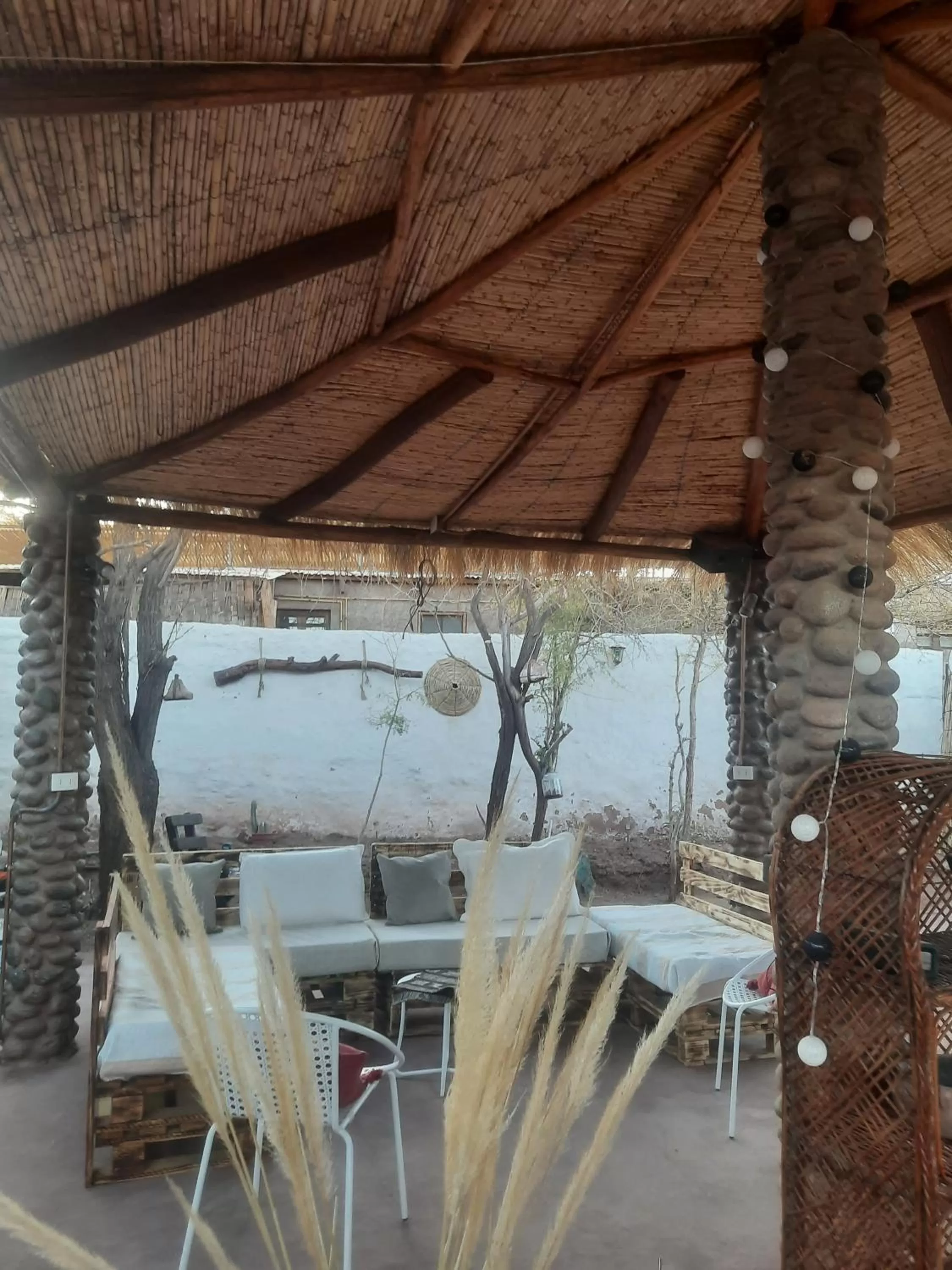 Patio in Hostal Katarpe