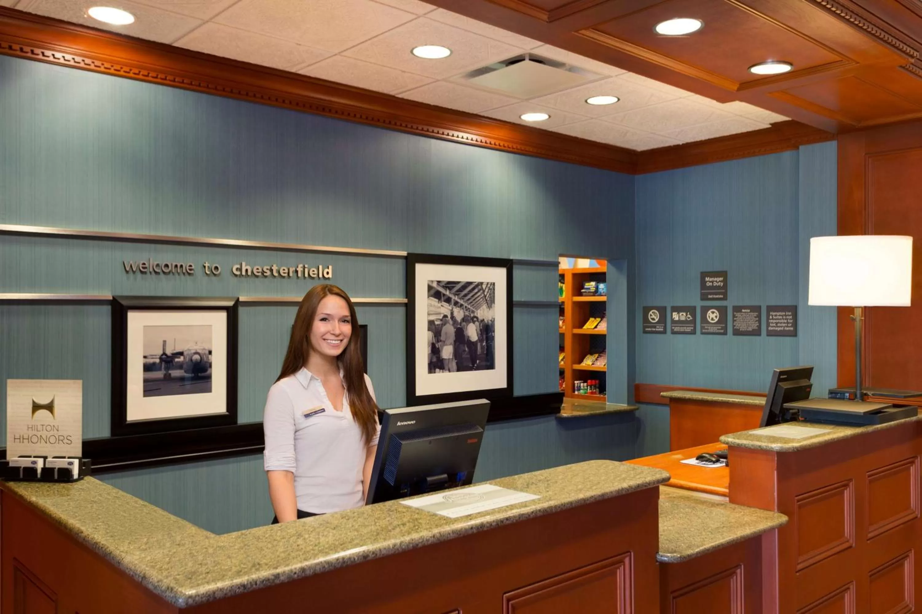 Lobby or reception in Hampton Inn & Suites Detroit/Chesterfield