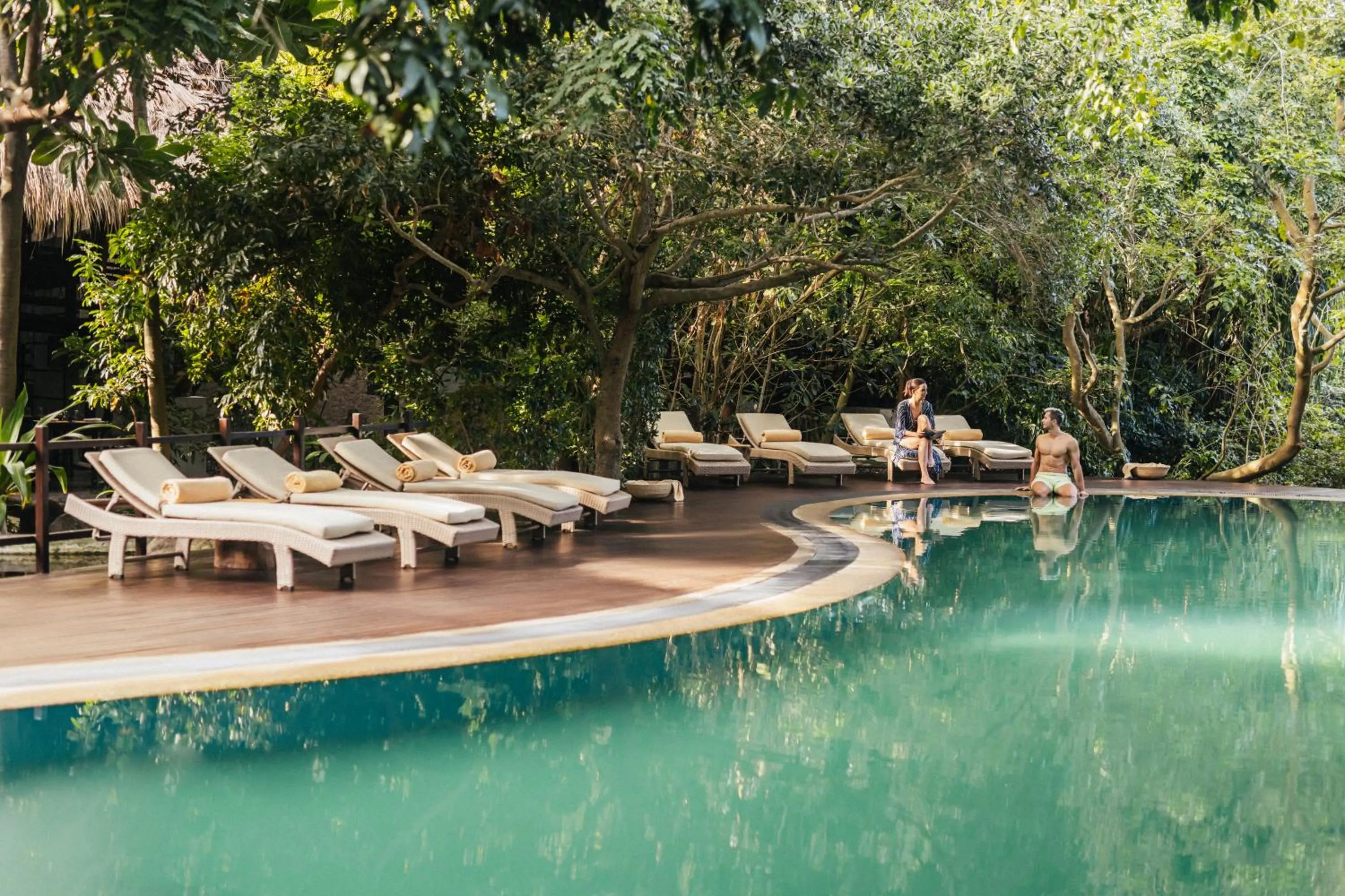 Swimming pool in Uga Jungle Beach - Trincomalee