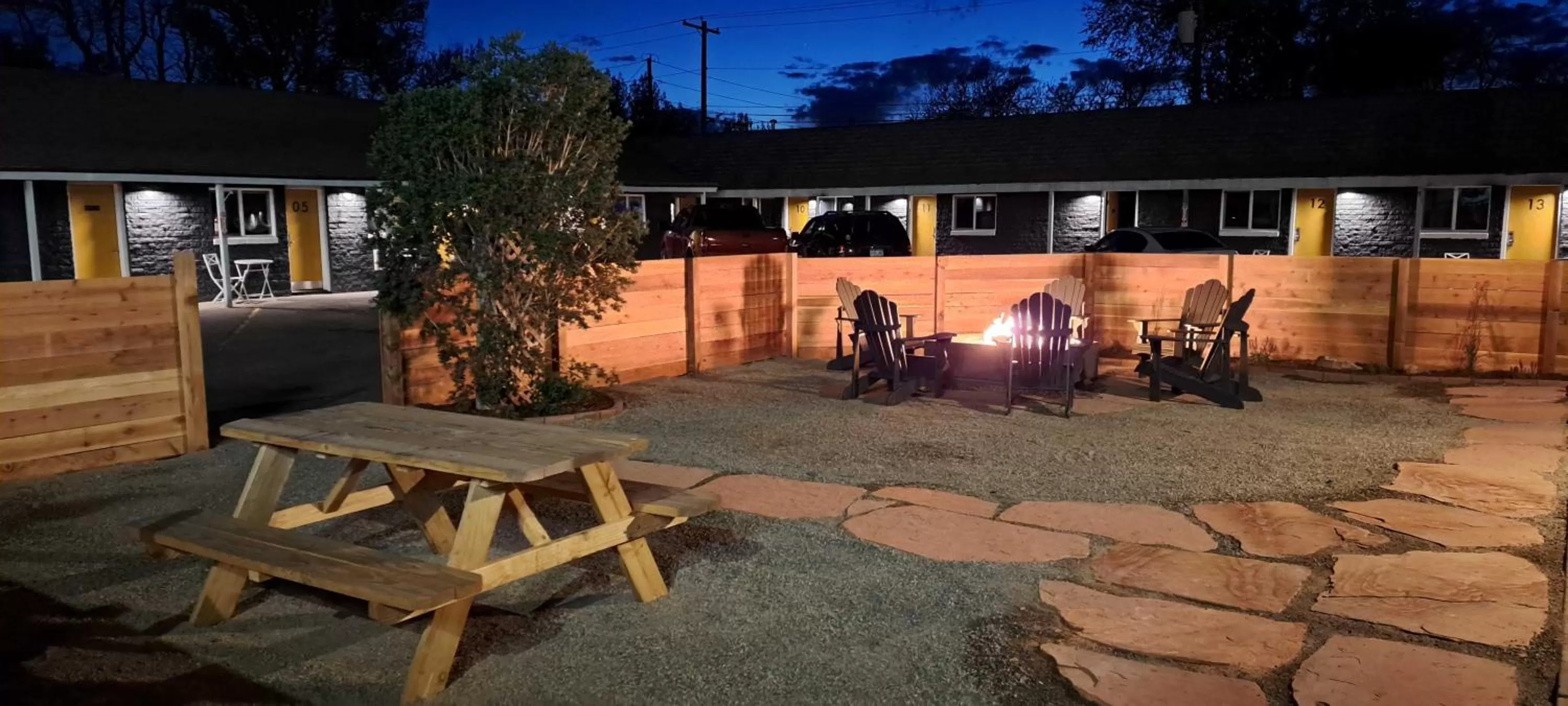 Patio in Minecart Motor Lodge