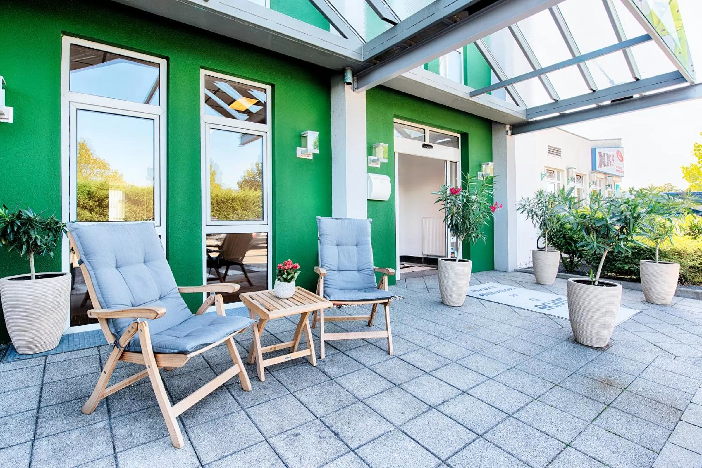 Facade/entrance in ACHAT Hotel Hockenheim