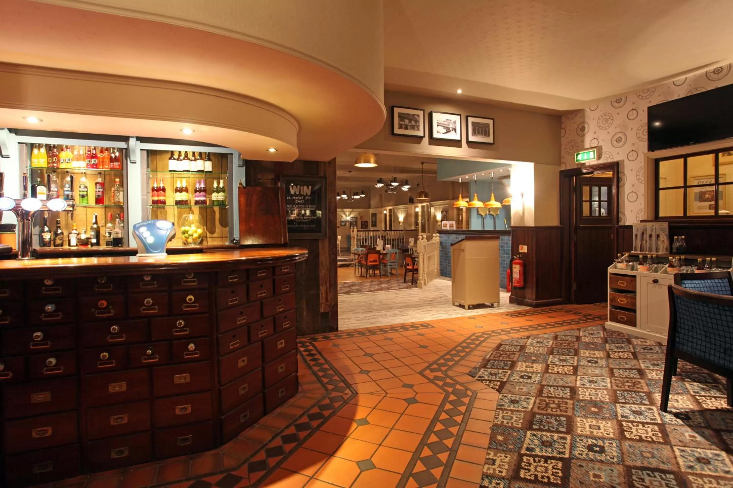 Lounge or bar in Half Moon, Sherborne by Marston's Inns