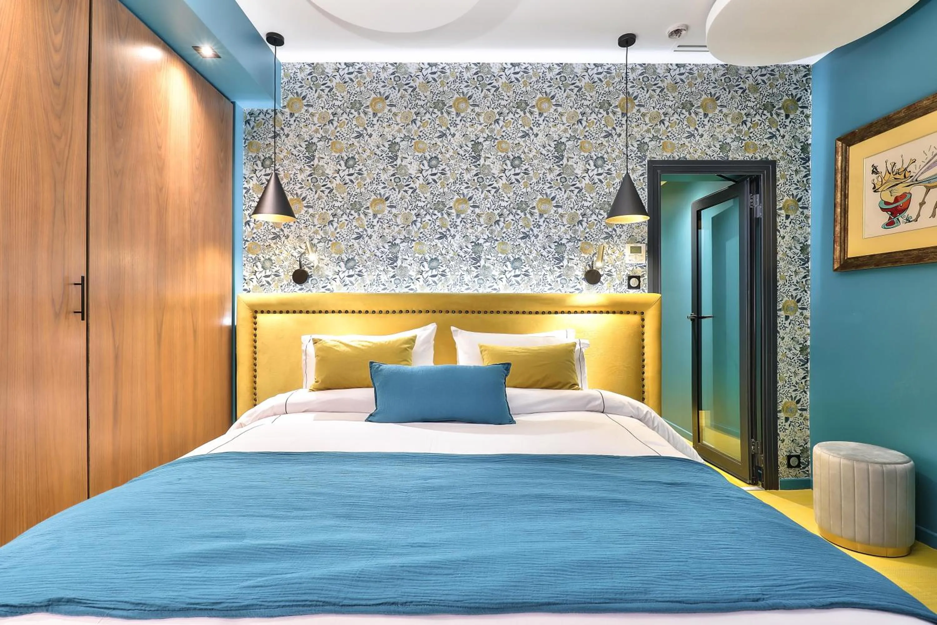 Bedroom, Bed in Hotel 33 Marbeuf