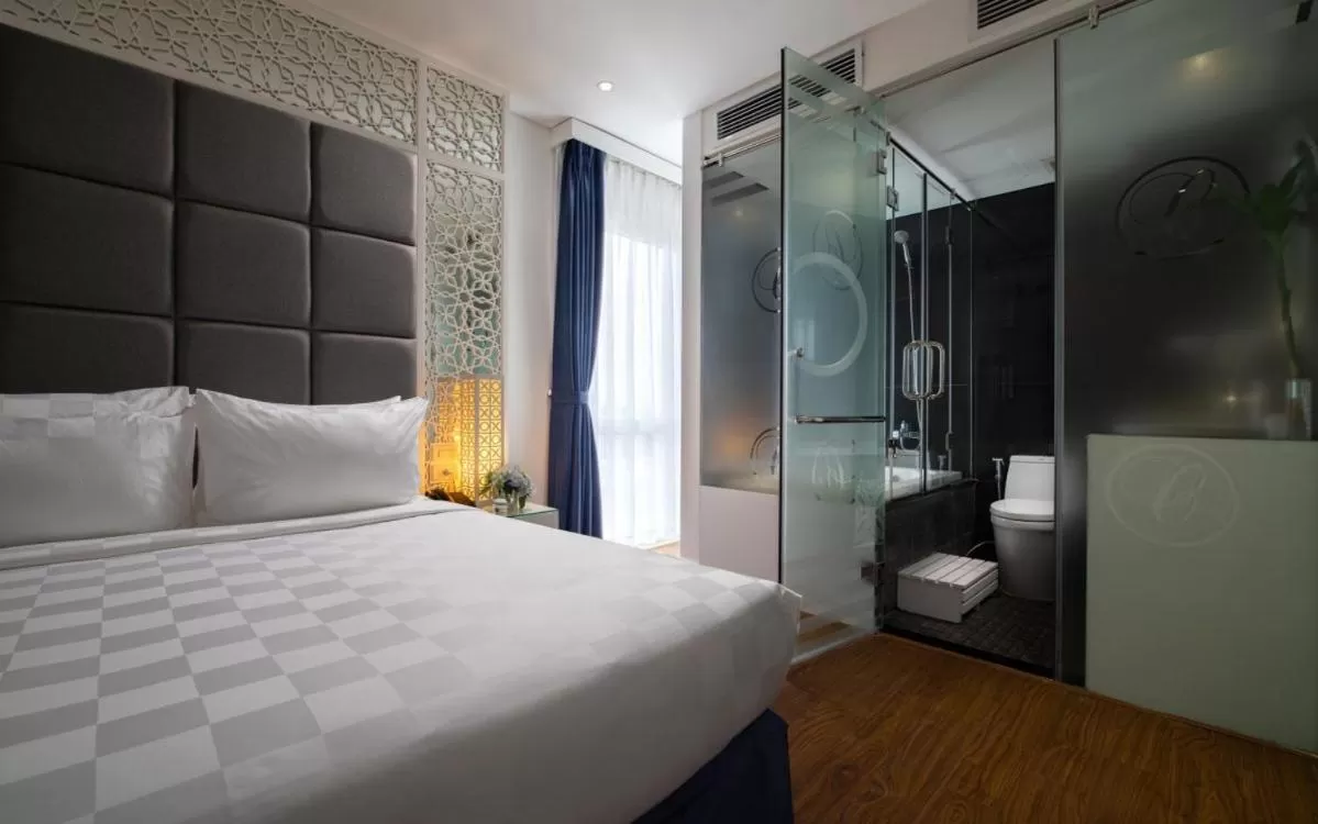 View (from property/room), Bed in Victor Metropolis Hanoi Hotel & Rooftop Bar