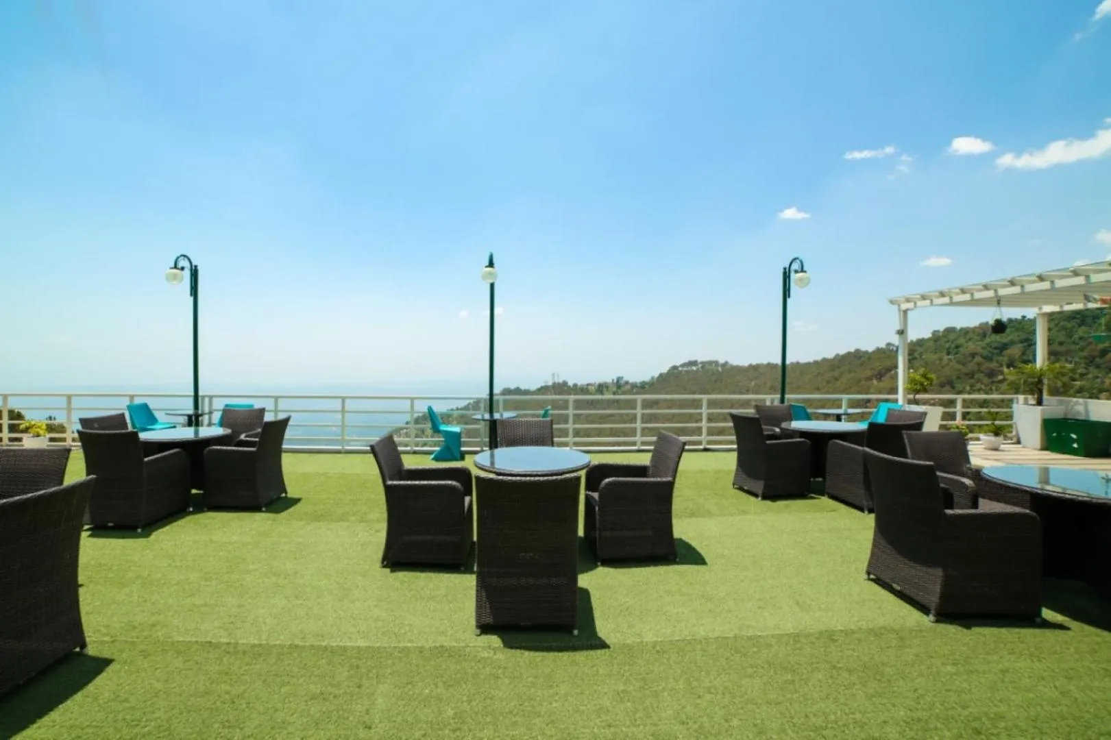 Balcony/Terrace in Indraprastha Spa Resort