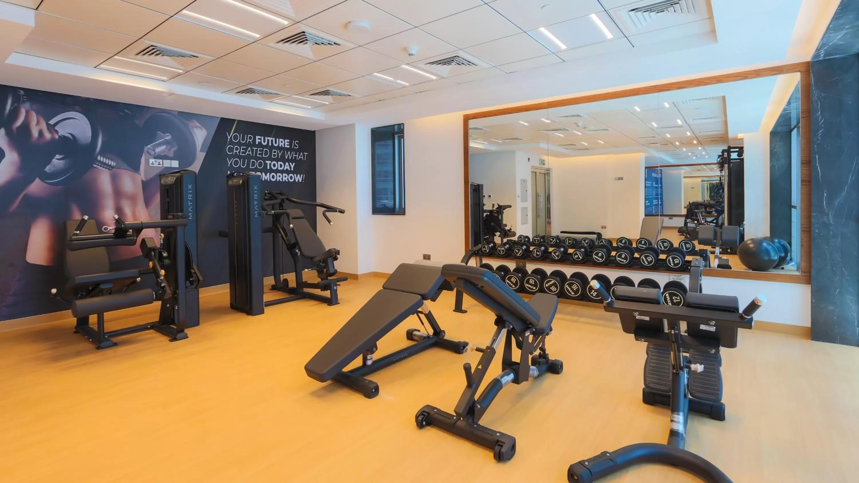 Fitness centre/facilities in Edge Creekside Hotel