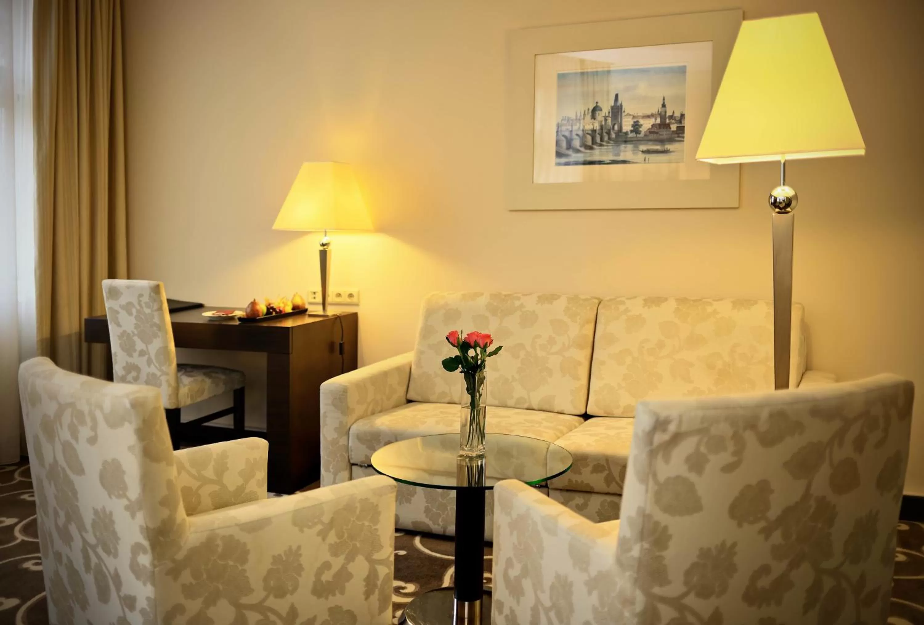 Living room in Grand Hotel Bohemia