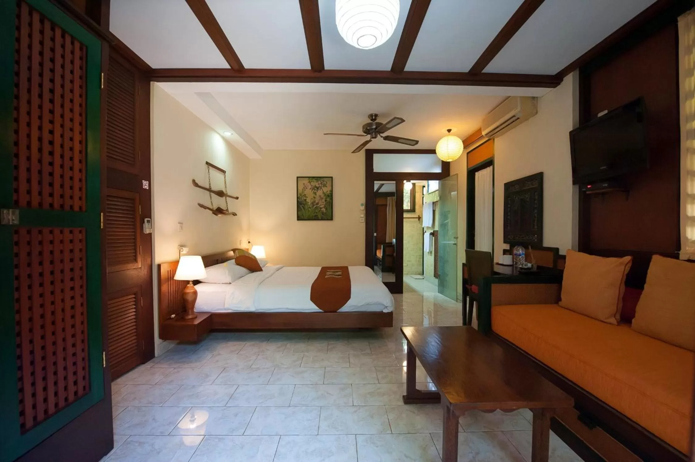 Bed in Pondok Agung Bed & Breakfast