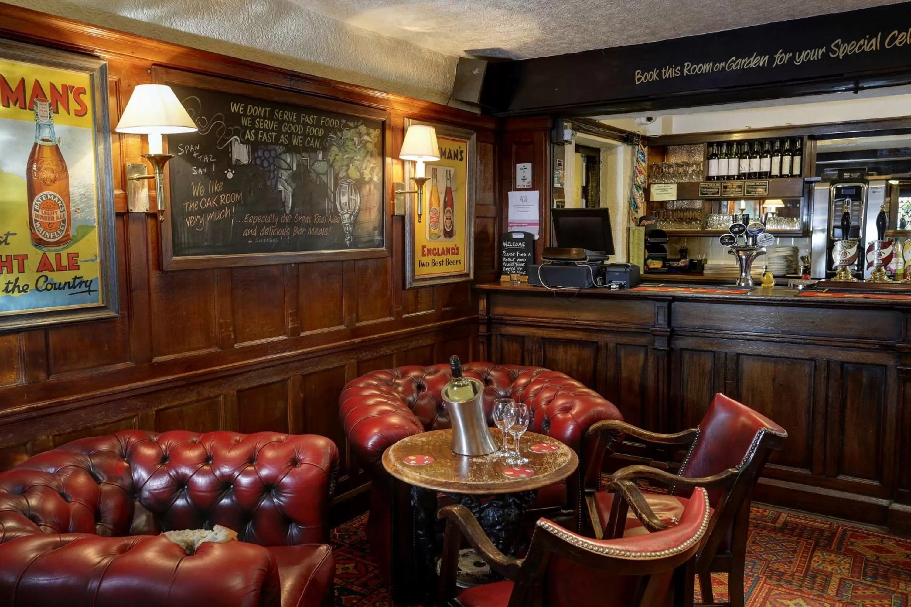 Restaurant/places to eat in The Vine Hotel, Skegness