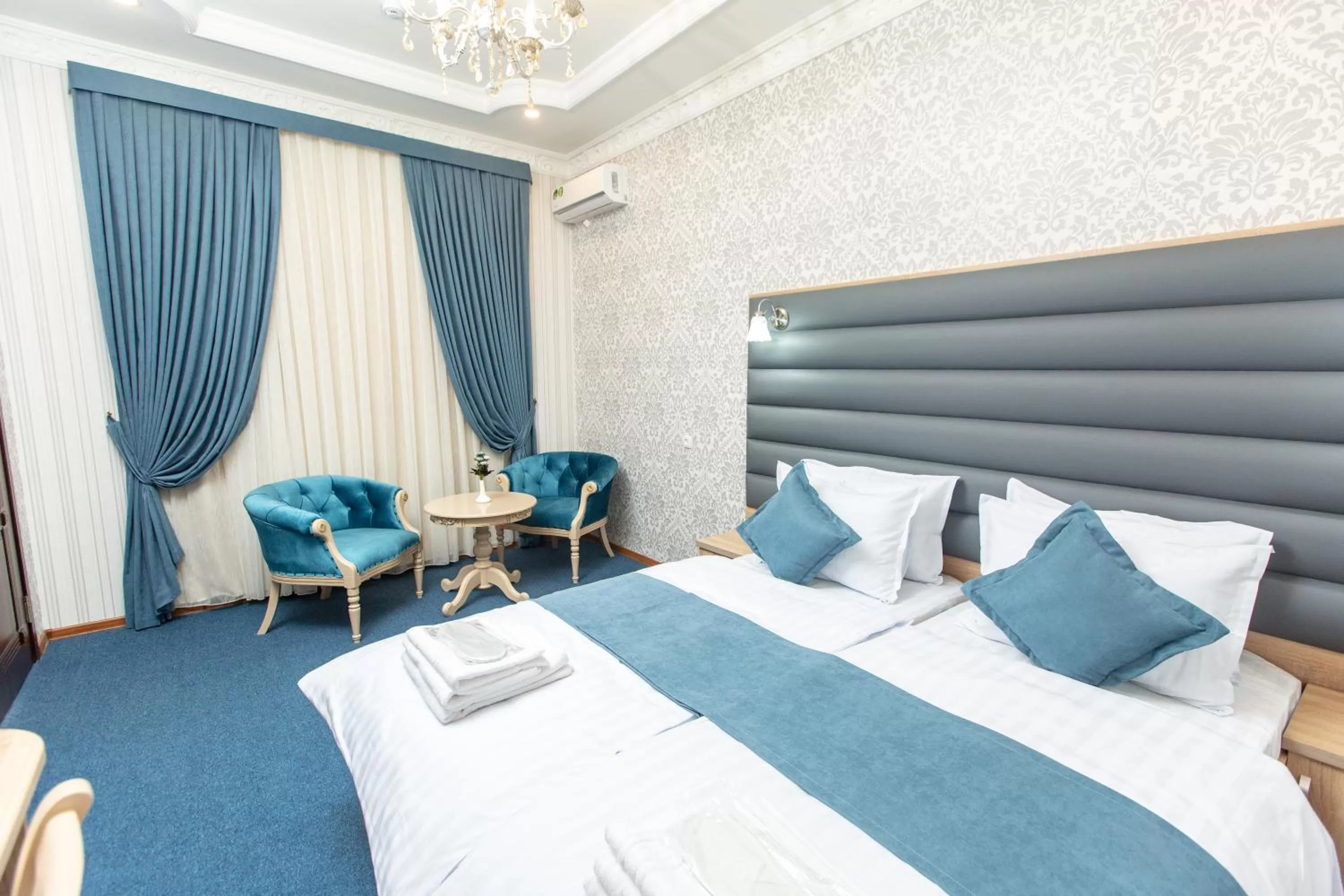 Photo of the whole room, Bed in Mirzo Boutique Hotel