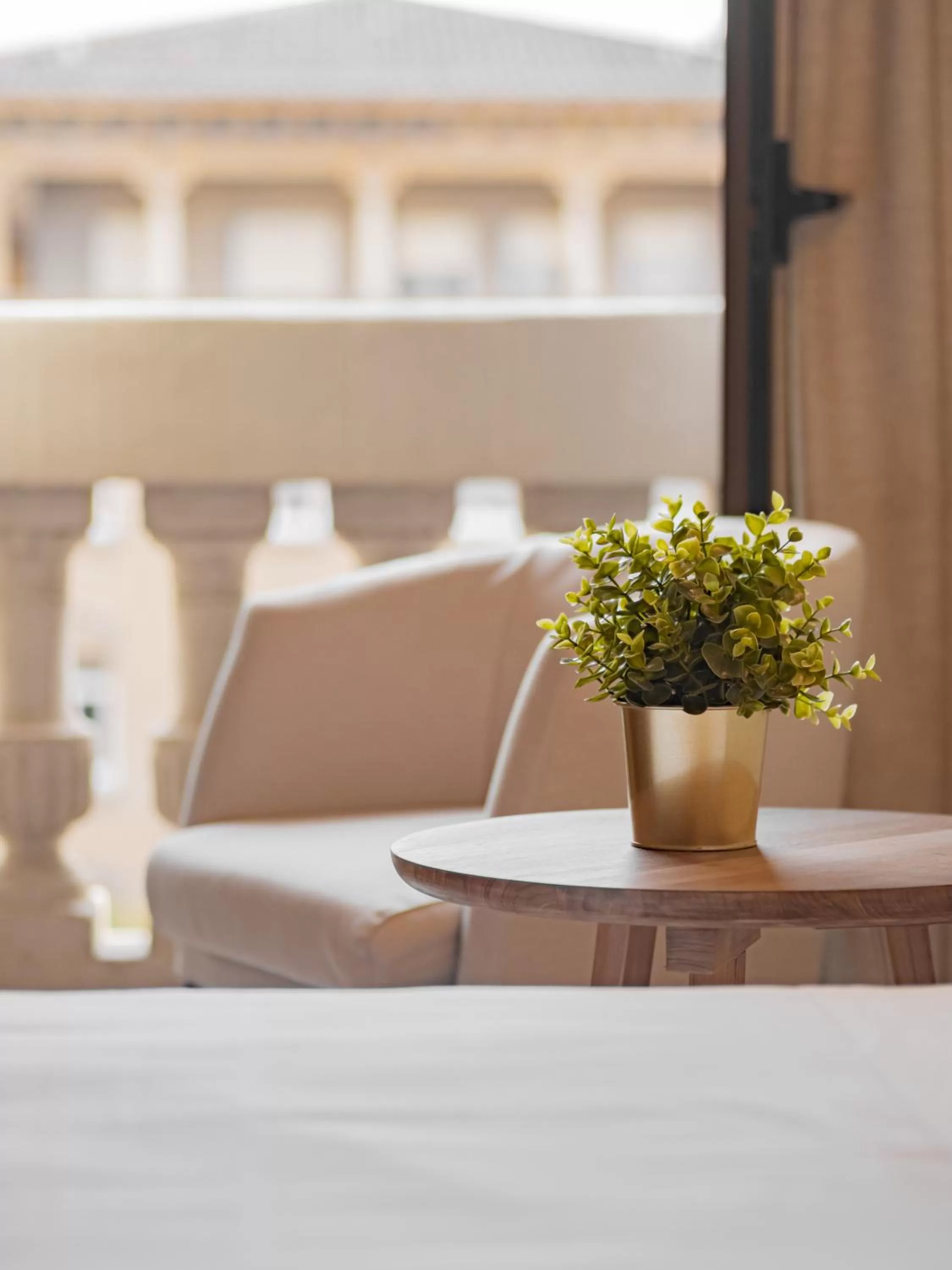 Bed in Hotel Oriente