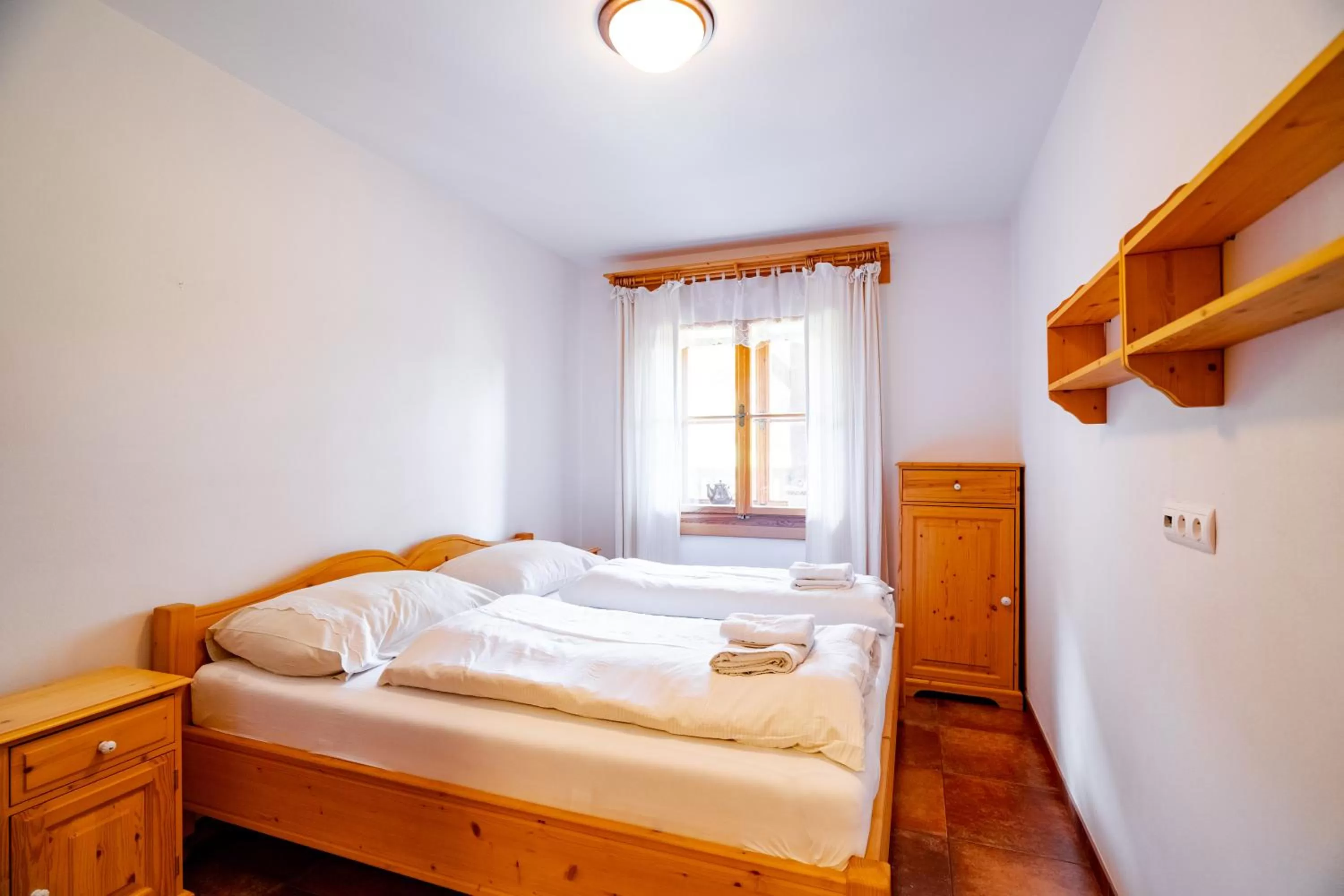 Bed in Valašské chalupy Resort