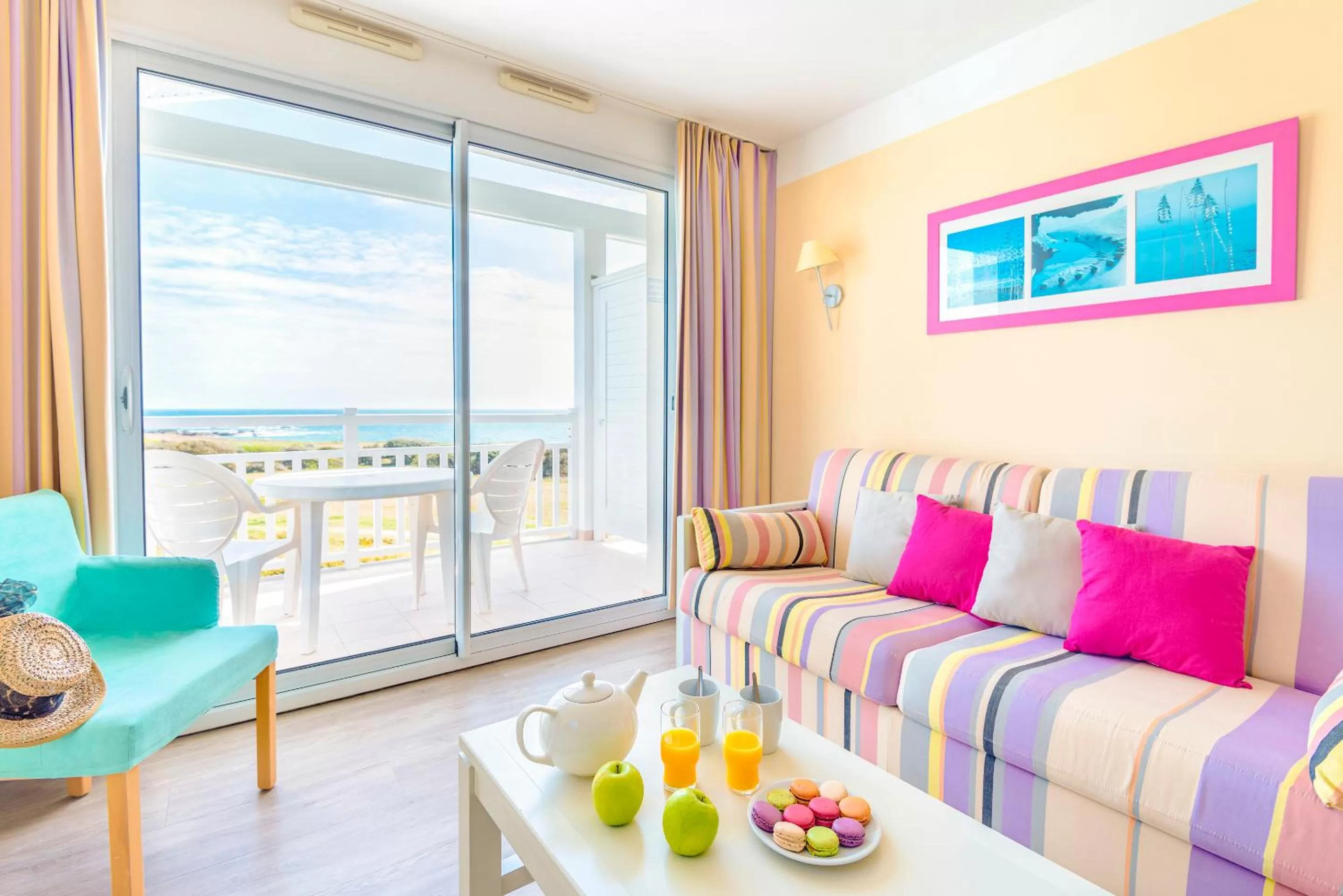 Living room in Lagrange Vacances L’Estran