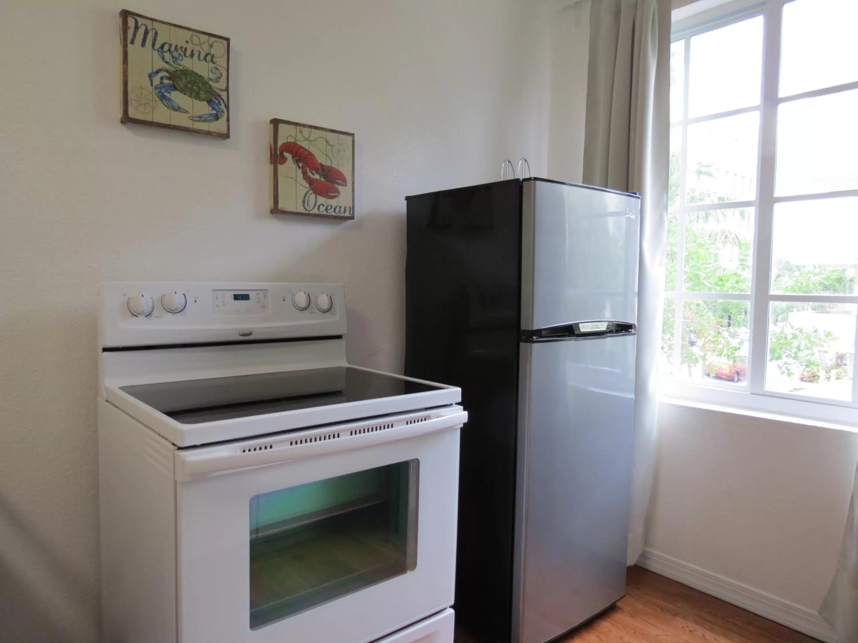 Kitchen or kitchenette in Harding Boutique Apartments