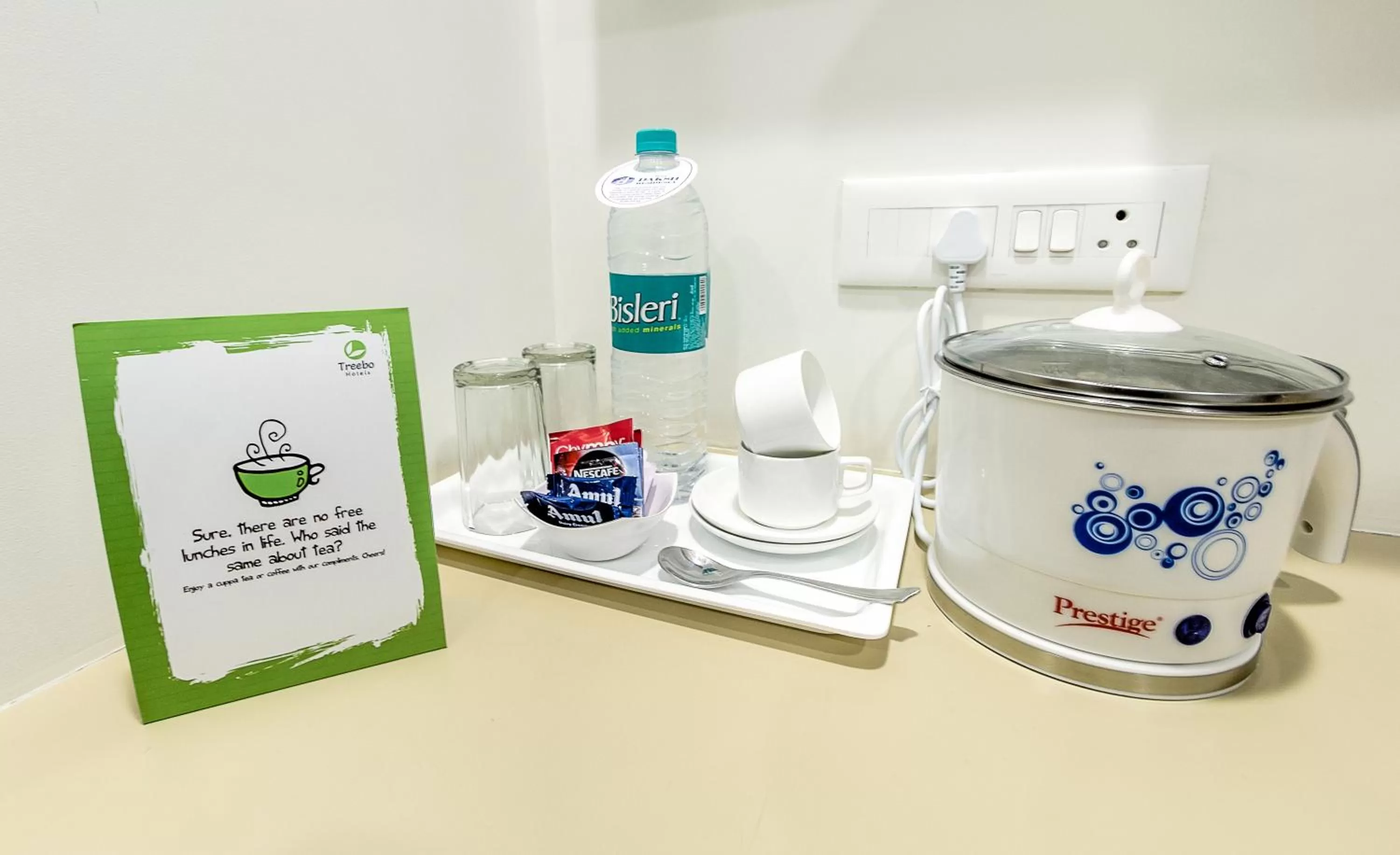Coffee/tea facilities in Treebo Daksh Residency