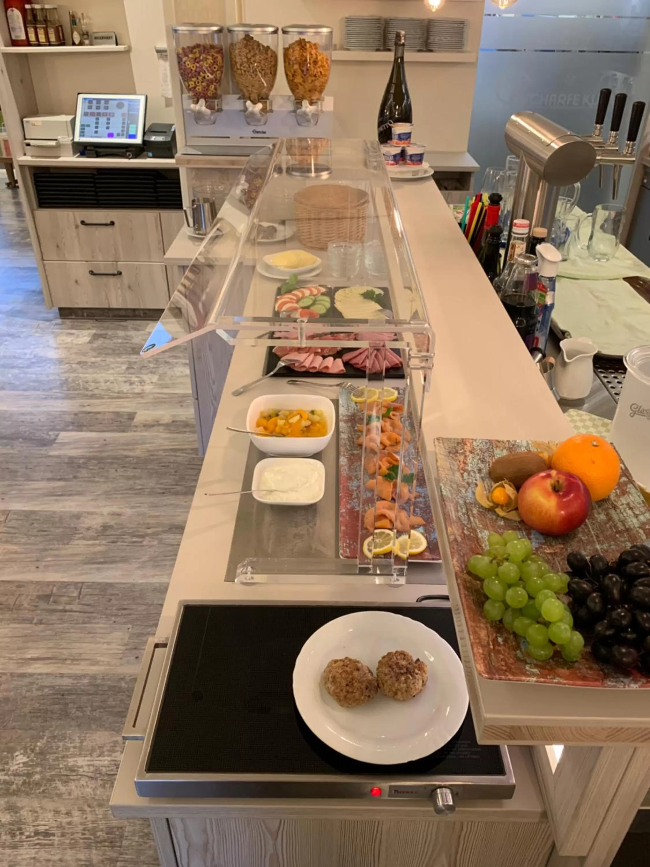 Buffet breakfast in Gasthof Scharfe Kurve