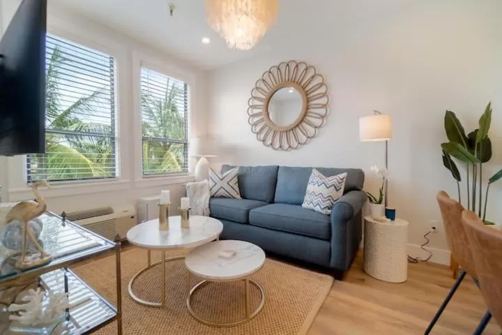 Living room in Tropicals of Palm Beach