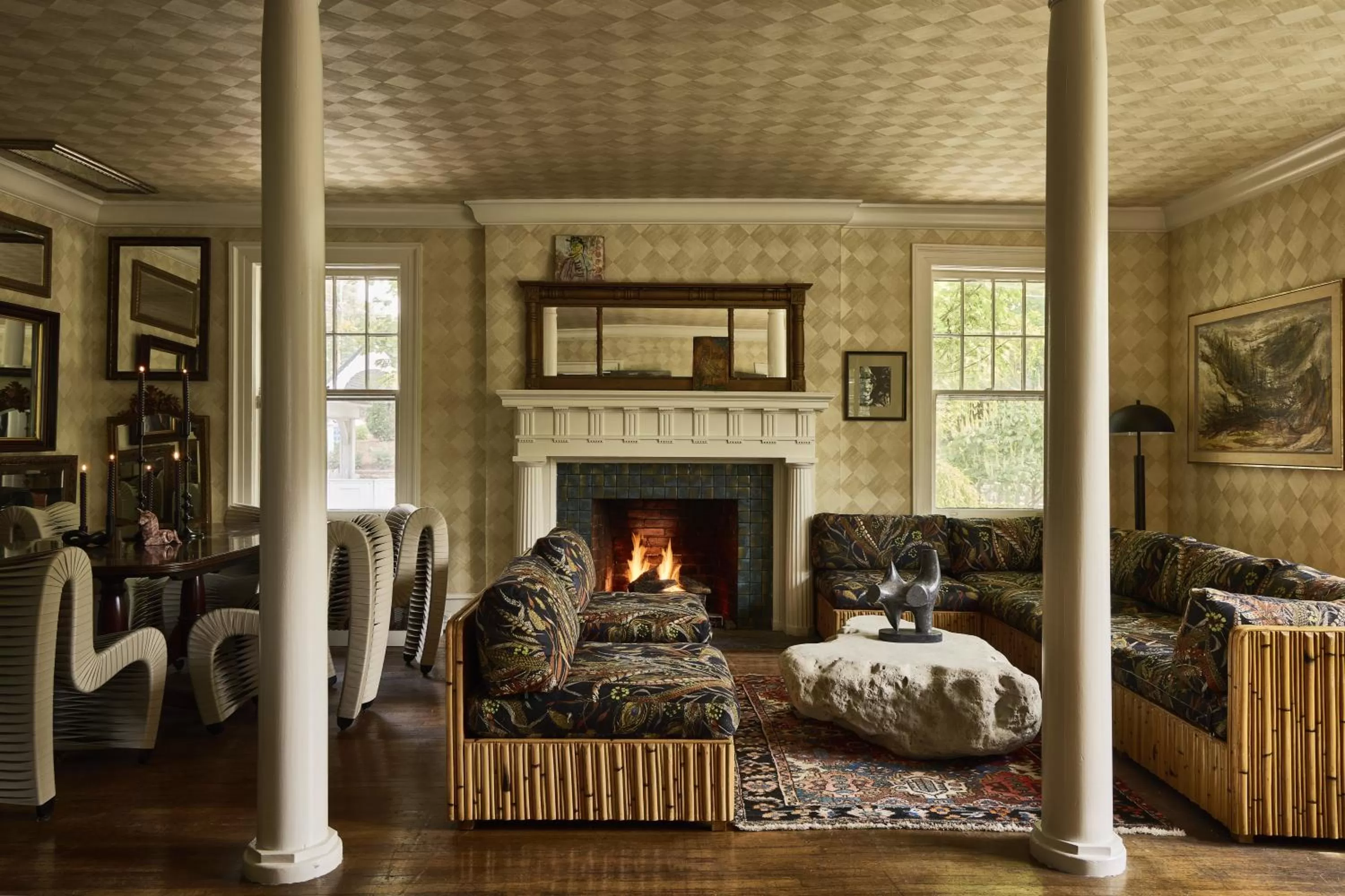 Living room in Blind Tiger Asheville