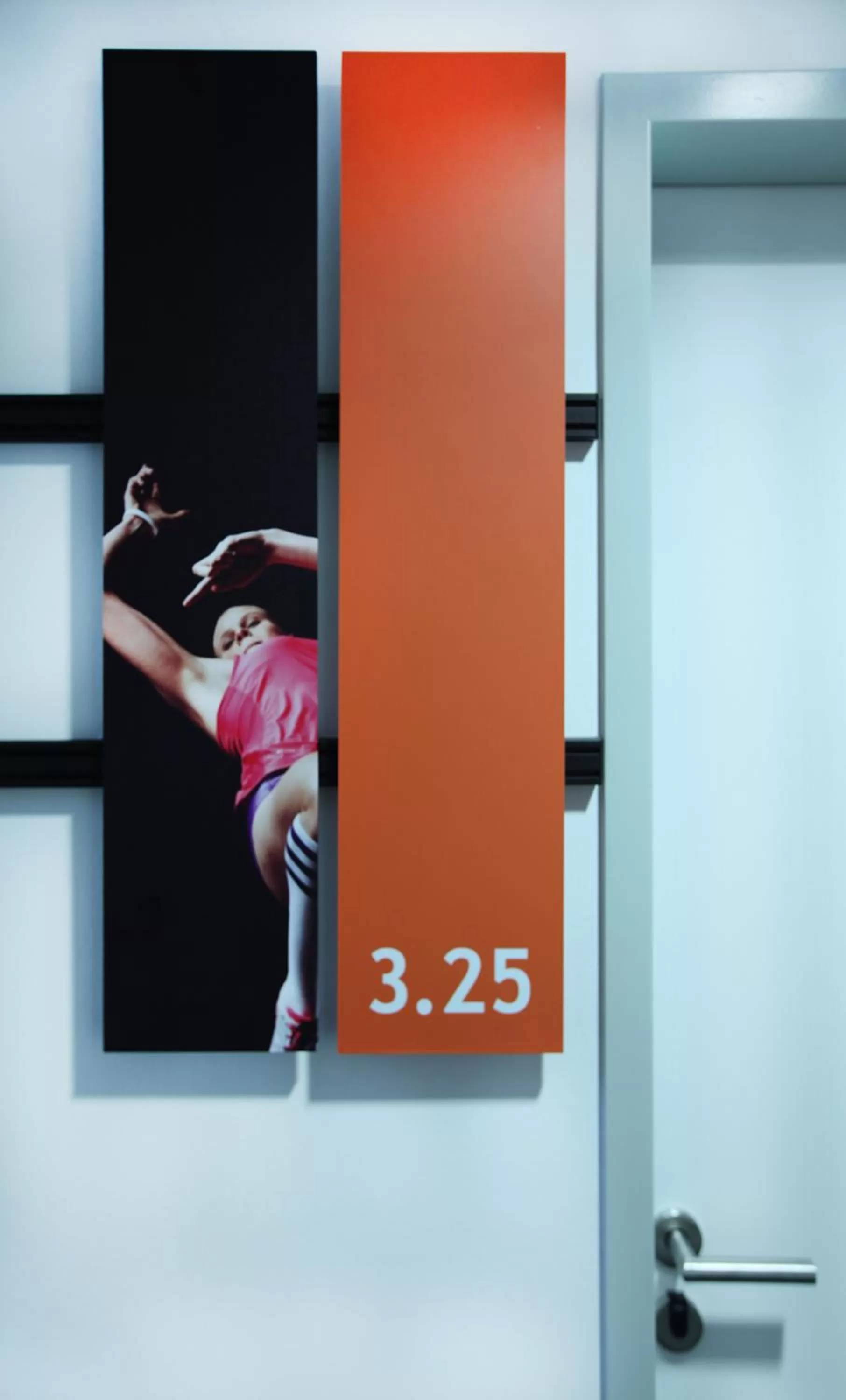 Decorative detail in Lindner Hotel Frankfurt Sportpark, part of JdV by Hyatt