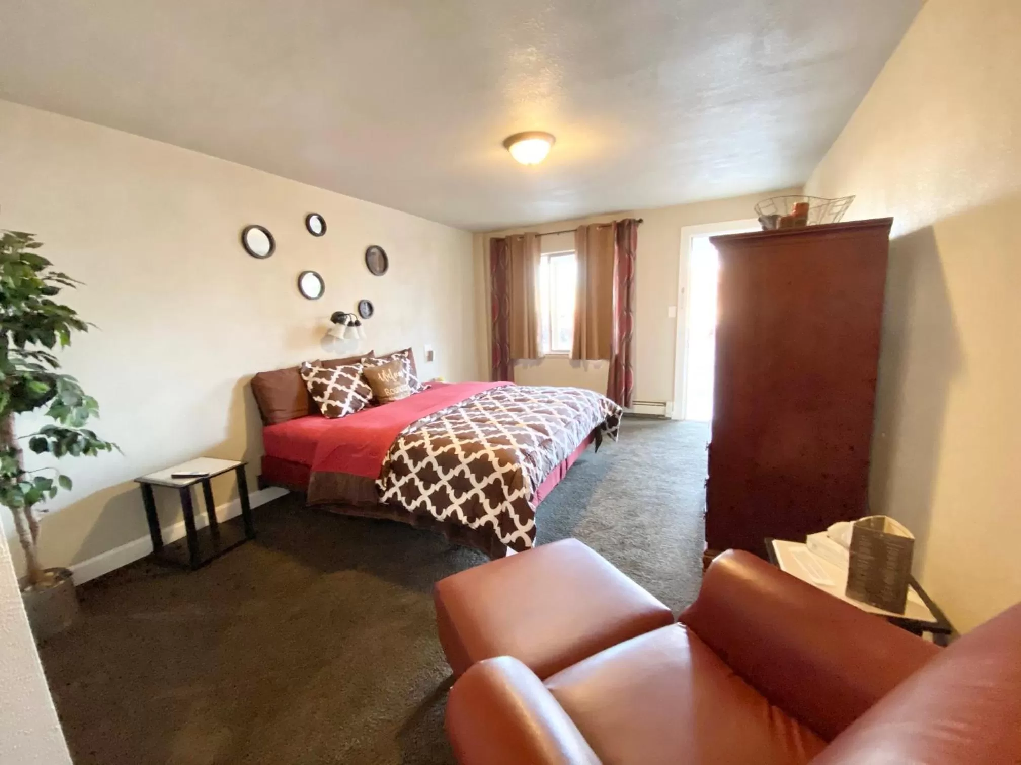 Bed in Roundtop Mountain Vista - Cabins and Motel