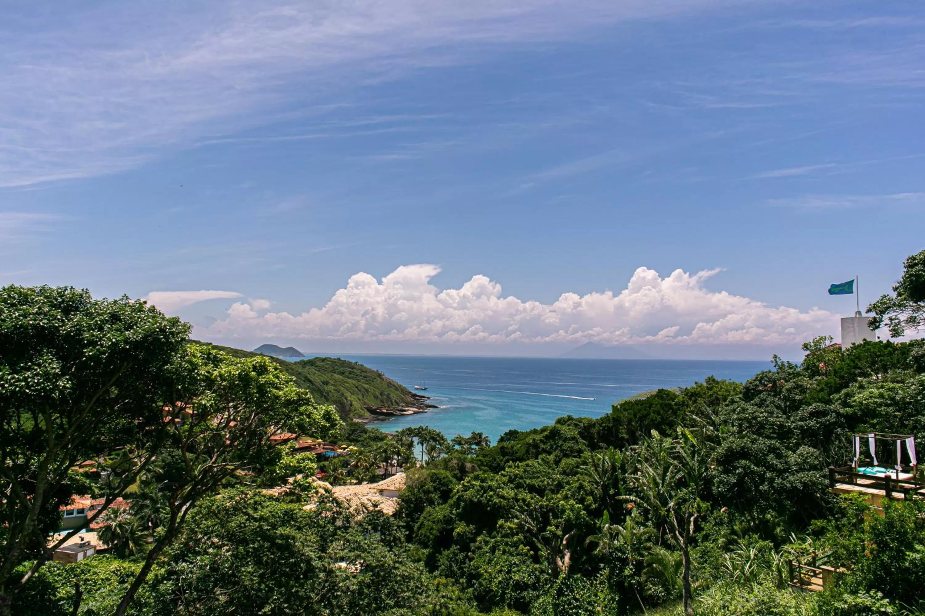 Sea view in Pousada La Dolce Vita