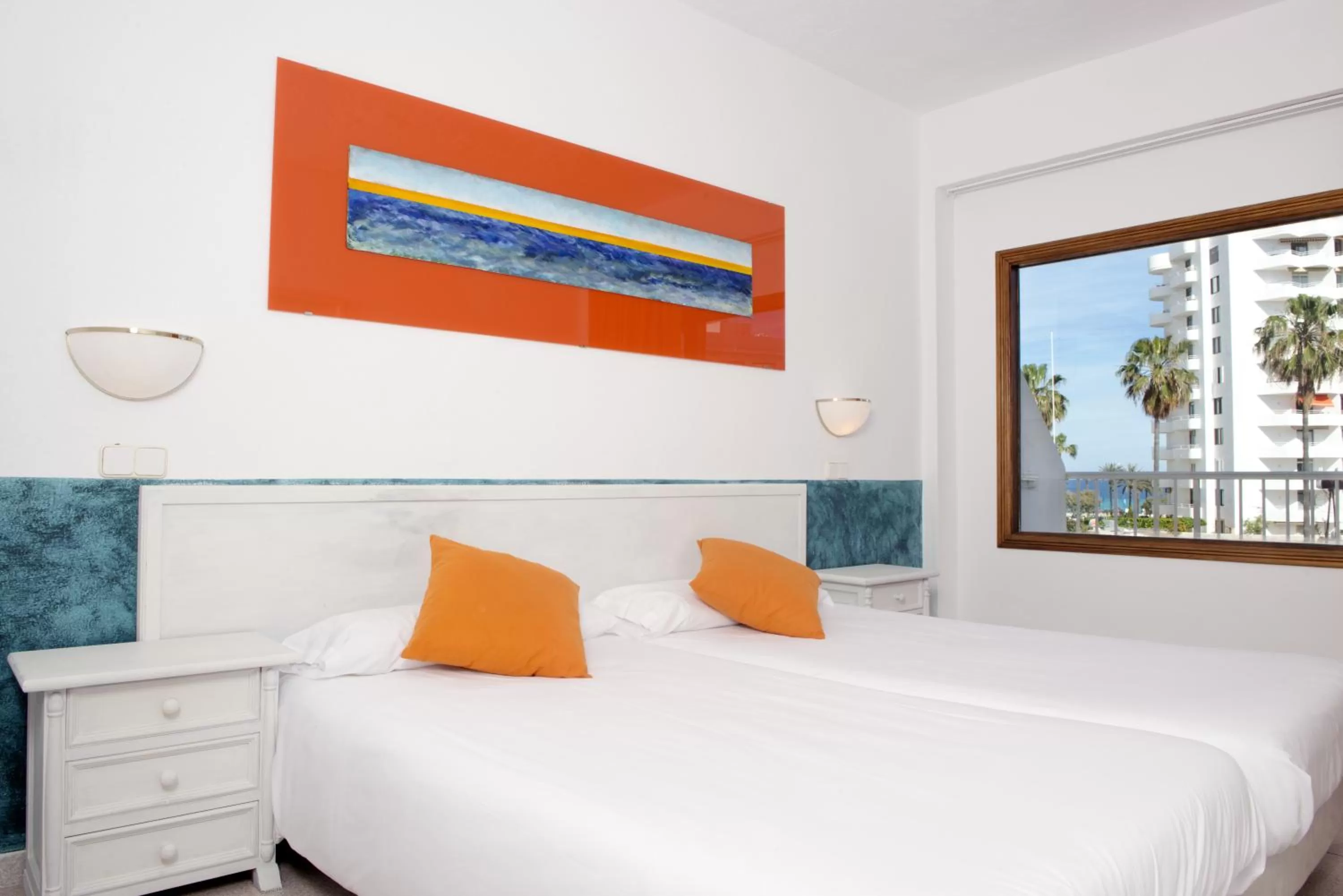 Bedroom, Bed in Villa Miel