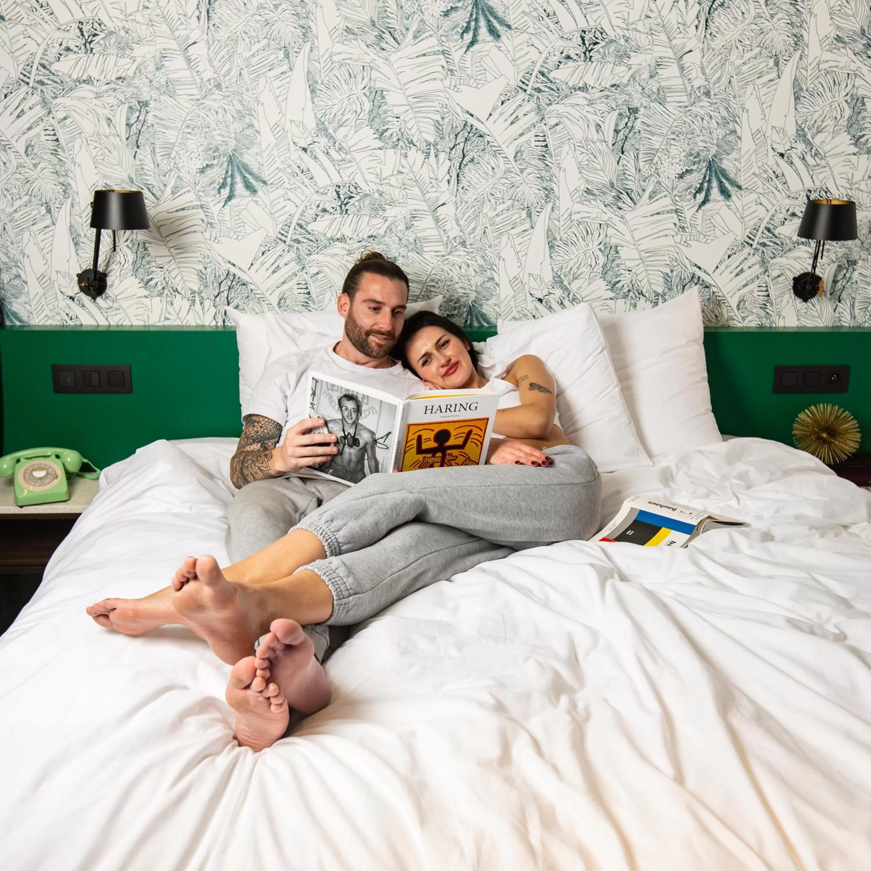 People, Bed in Yalo Urban Boutique Hotel Gent