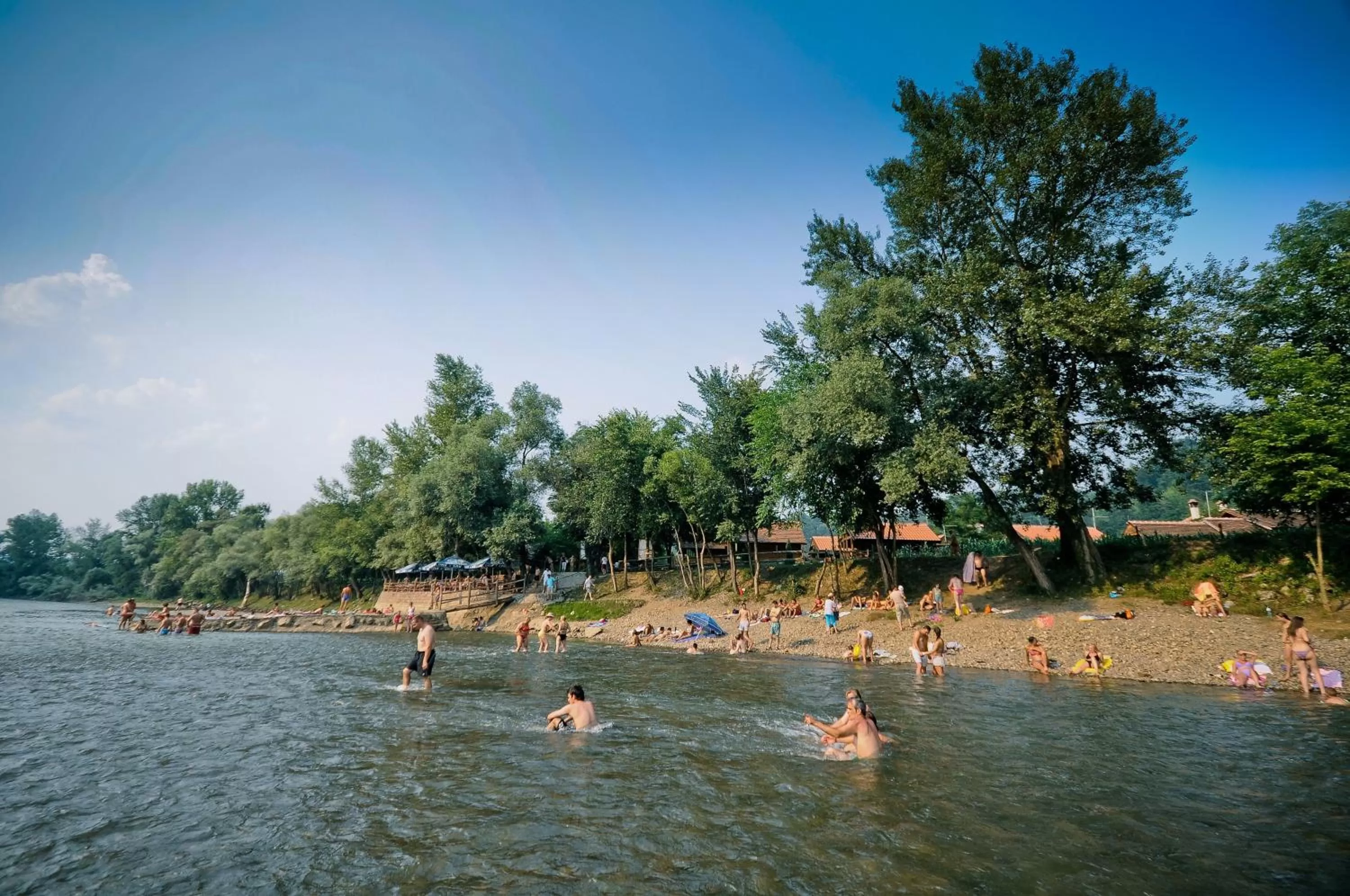 Beach in B&B Etno Village Sunčana Reka