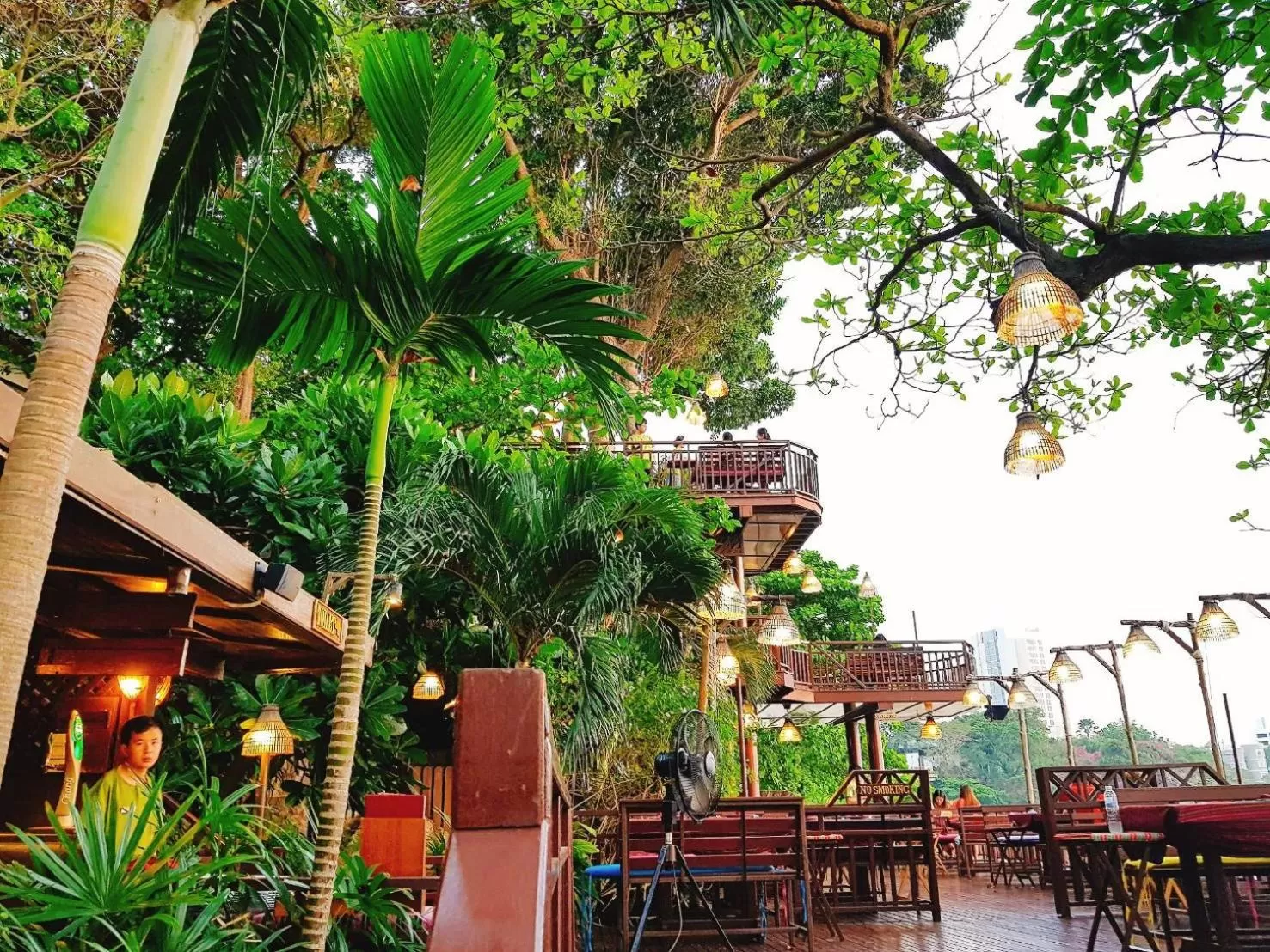 Patio in Birds and Bees Resort