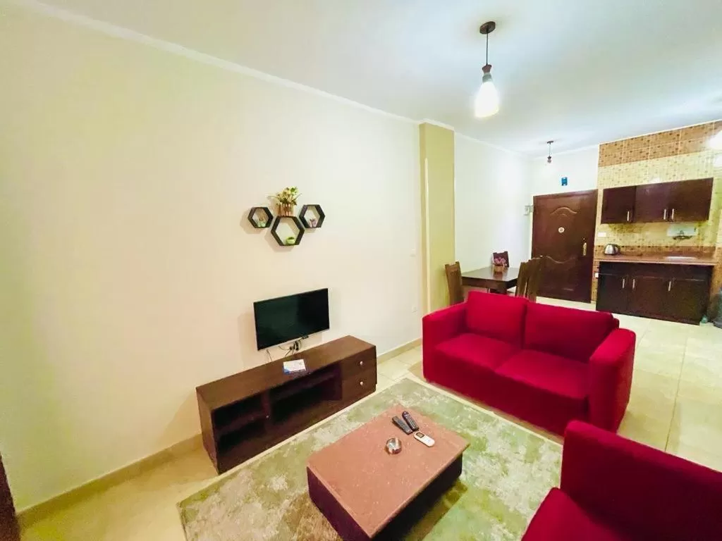 Seating Area in Charbel apartments