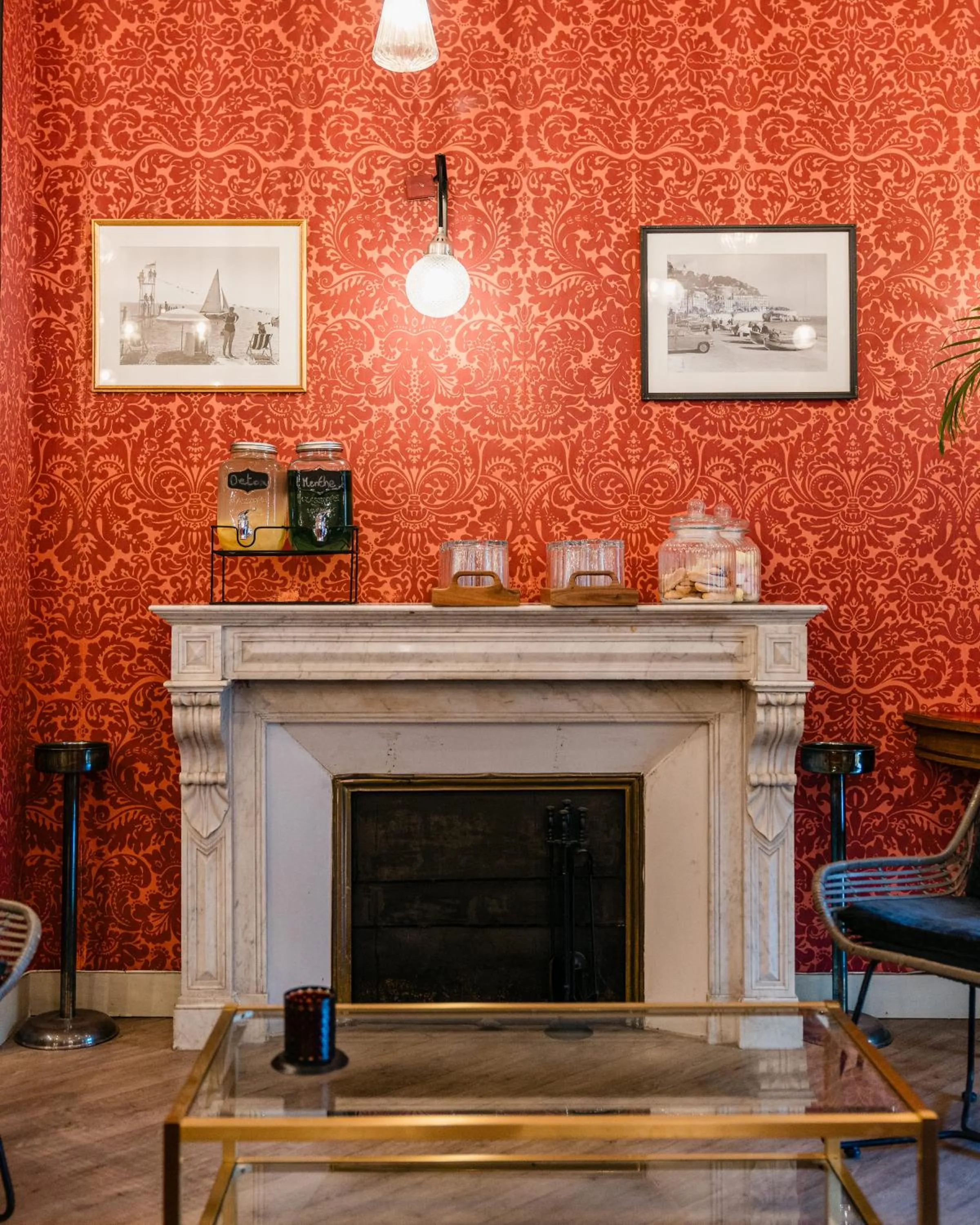 Lobby or reception in Hotel Le Grimaldi by Happyculture