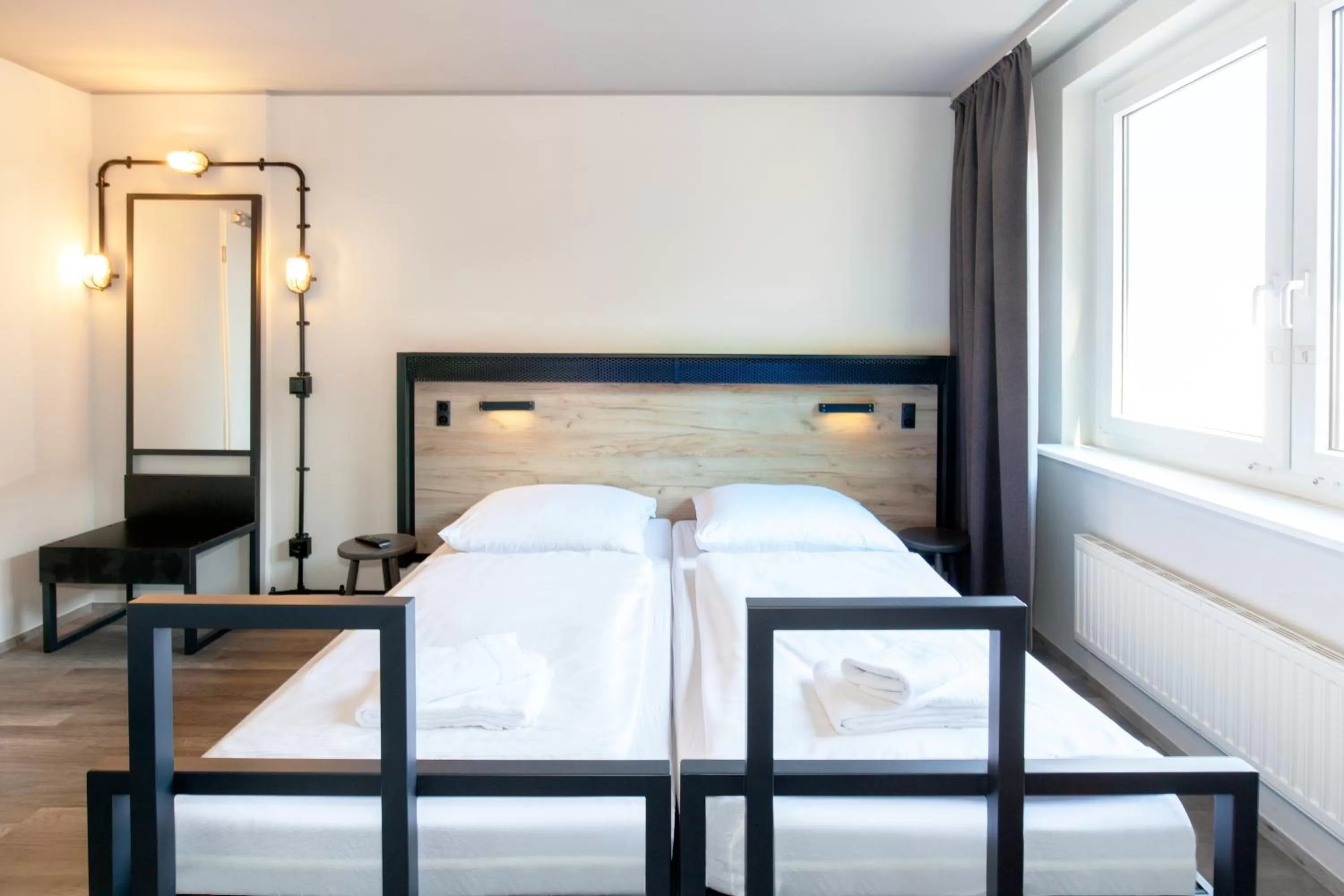 Bed in a&o Berlin Hauptbahnhof