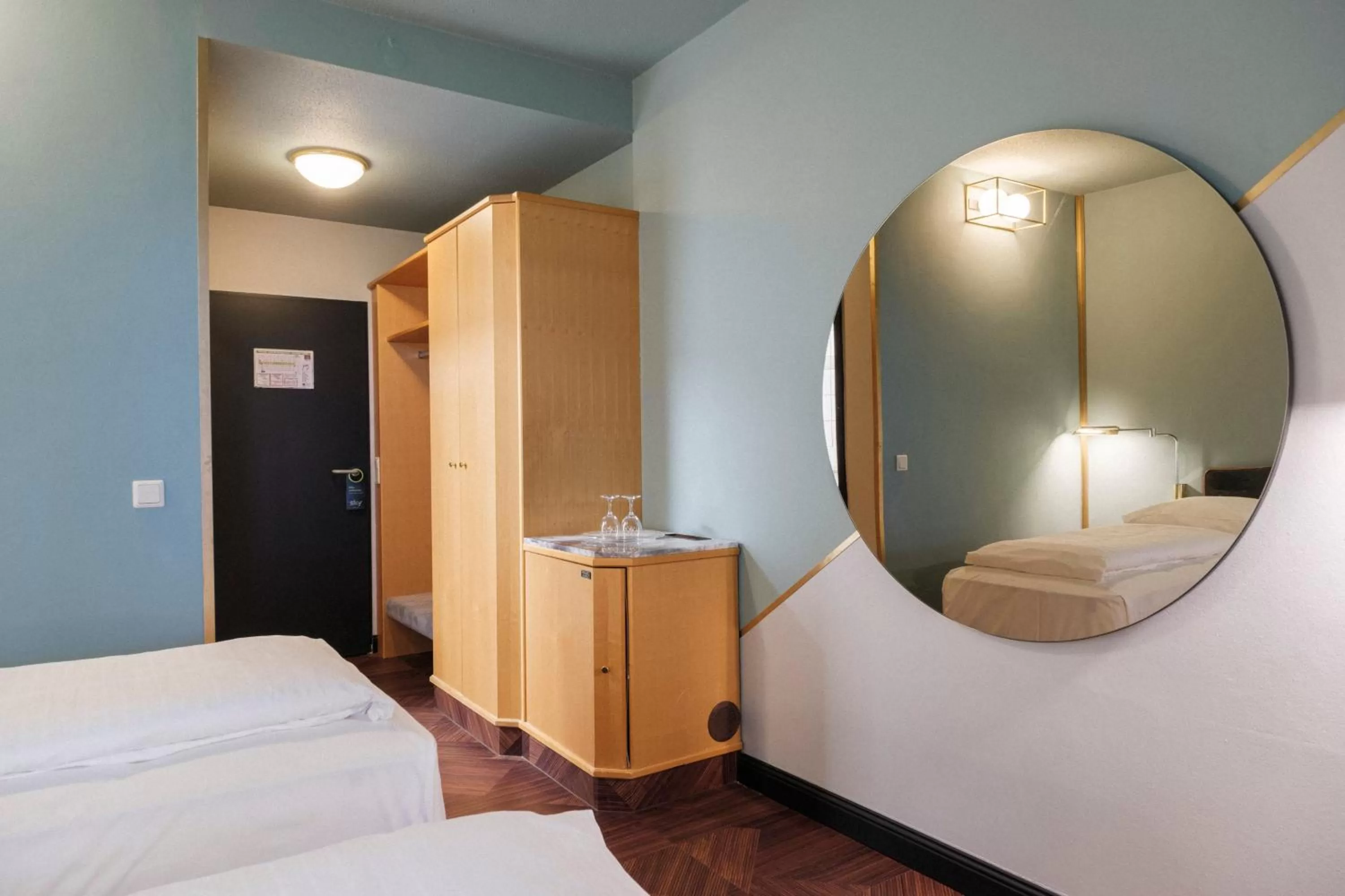 Bed in Hotel Haus Duden