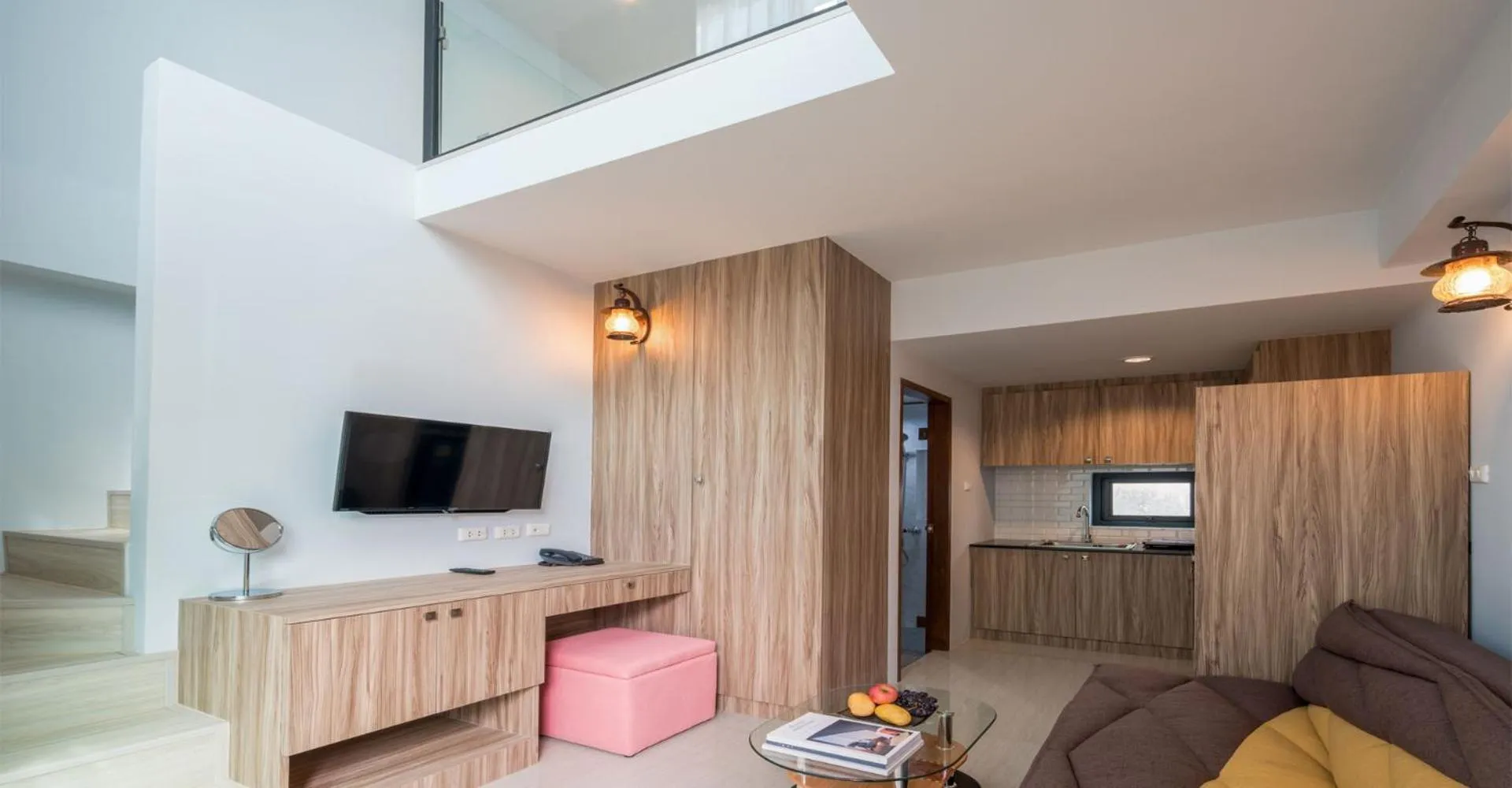 Living room in Peace Blue Naiharn Naturist Resort Phuket SHA Extra Plus