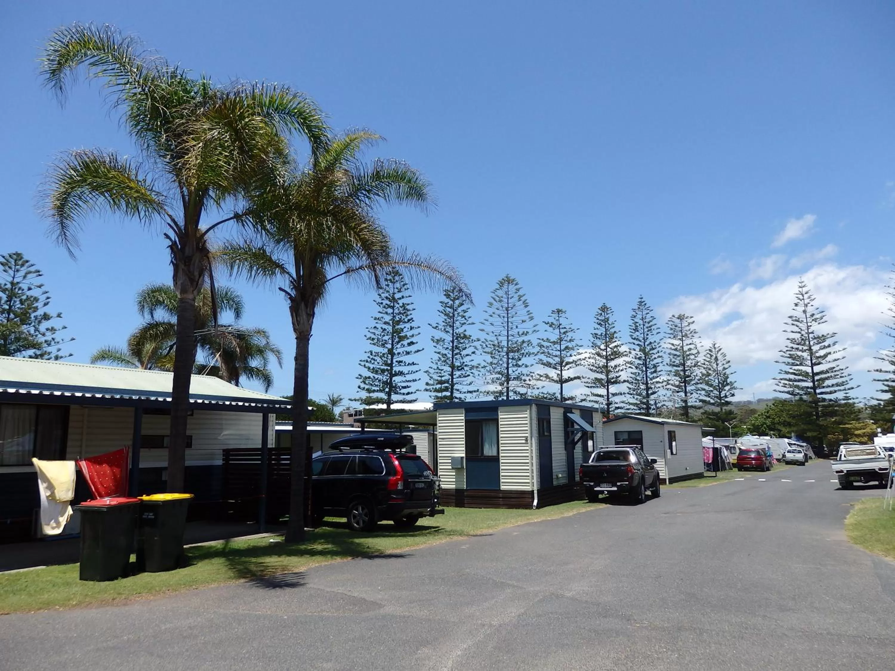 Property building in Woolgoolga Beach Holiday Park