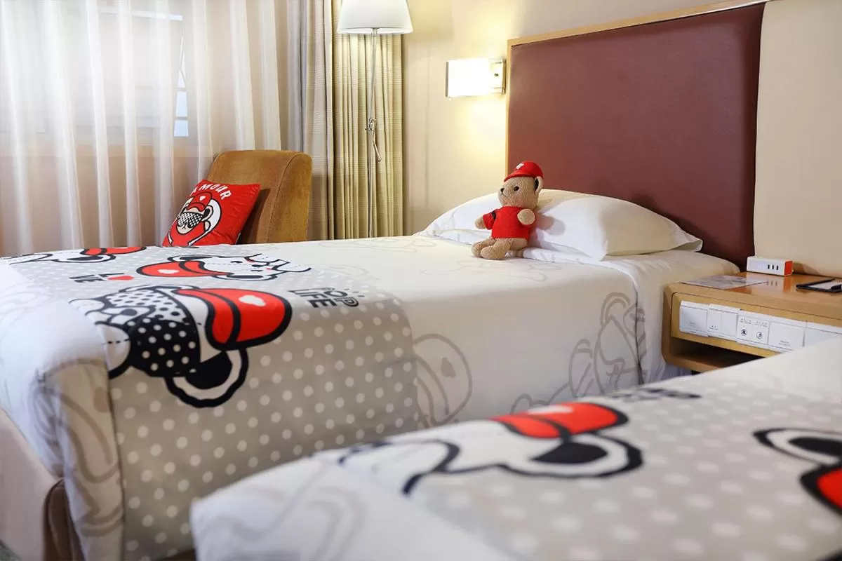 Bed in Beijing XinQiao Hotel