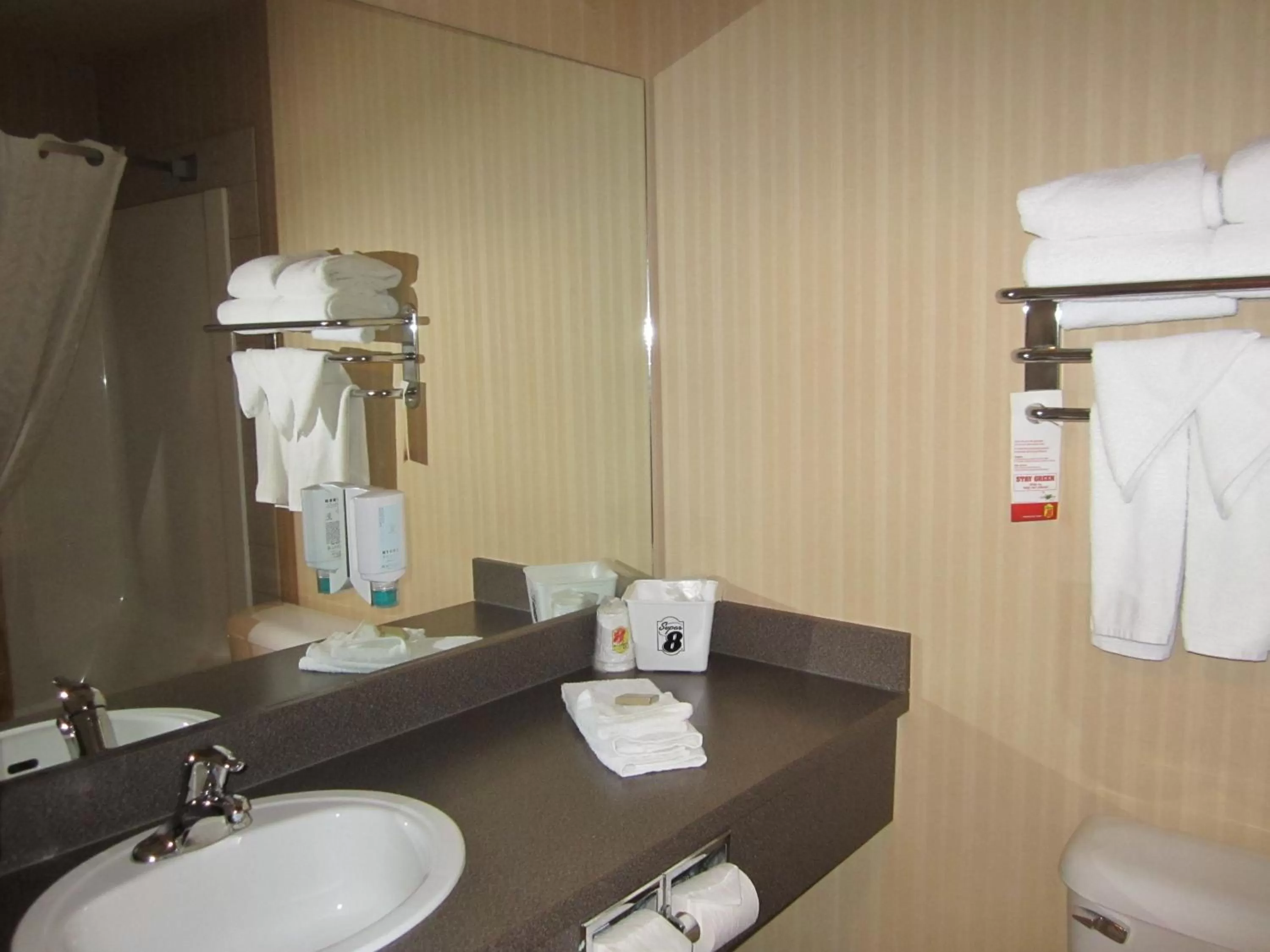 Bathroom in Super 8 by Wyndham Fort St. John BC